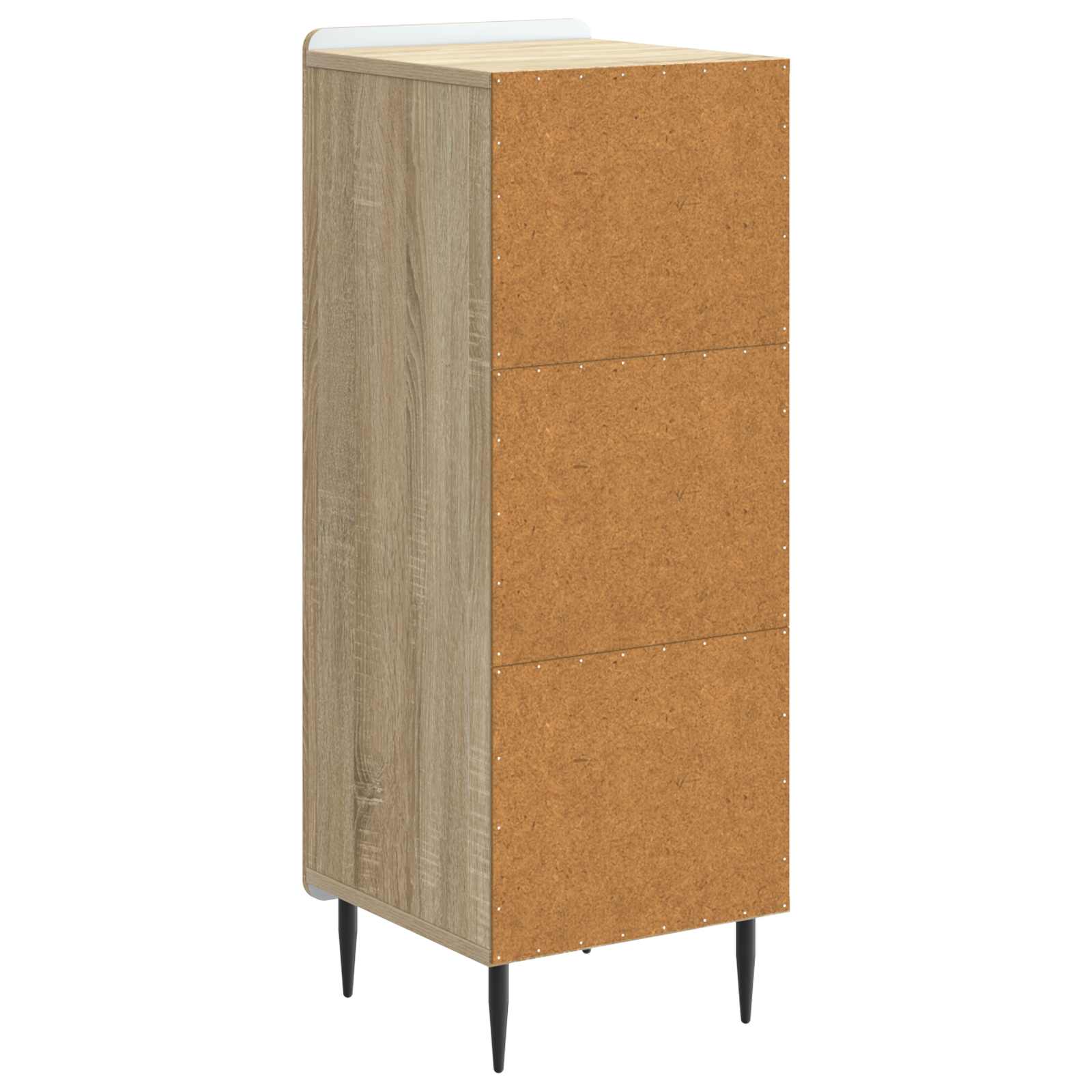 Dressoir Sonoma Eiken 34,5 x 33 x 92 cm Bewerkt hout is nu te koop bij PeponiXL, paradijselijk wonen!