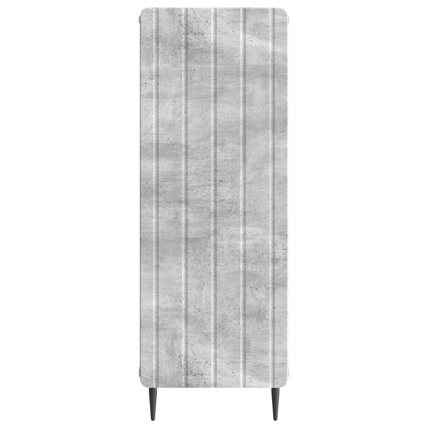 Dressoir Betongrijs 34,5 x 33 x 92 cm Bewerkt hout is nu te koop bij PeponiXL, paradijselijk wonen!