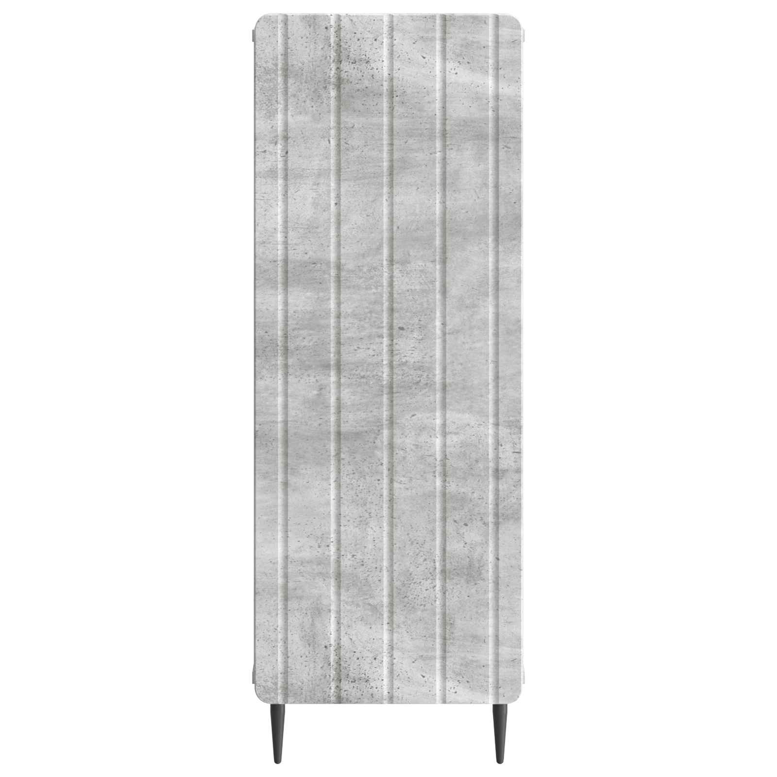 Dressoir Betongrijs 34,5 x 33 x 92 cm Bewerkt hout is nu te koop bij PeponiXL, paradijselijk wonen!