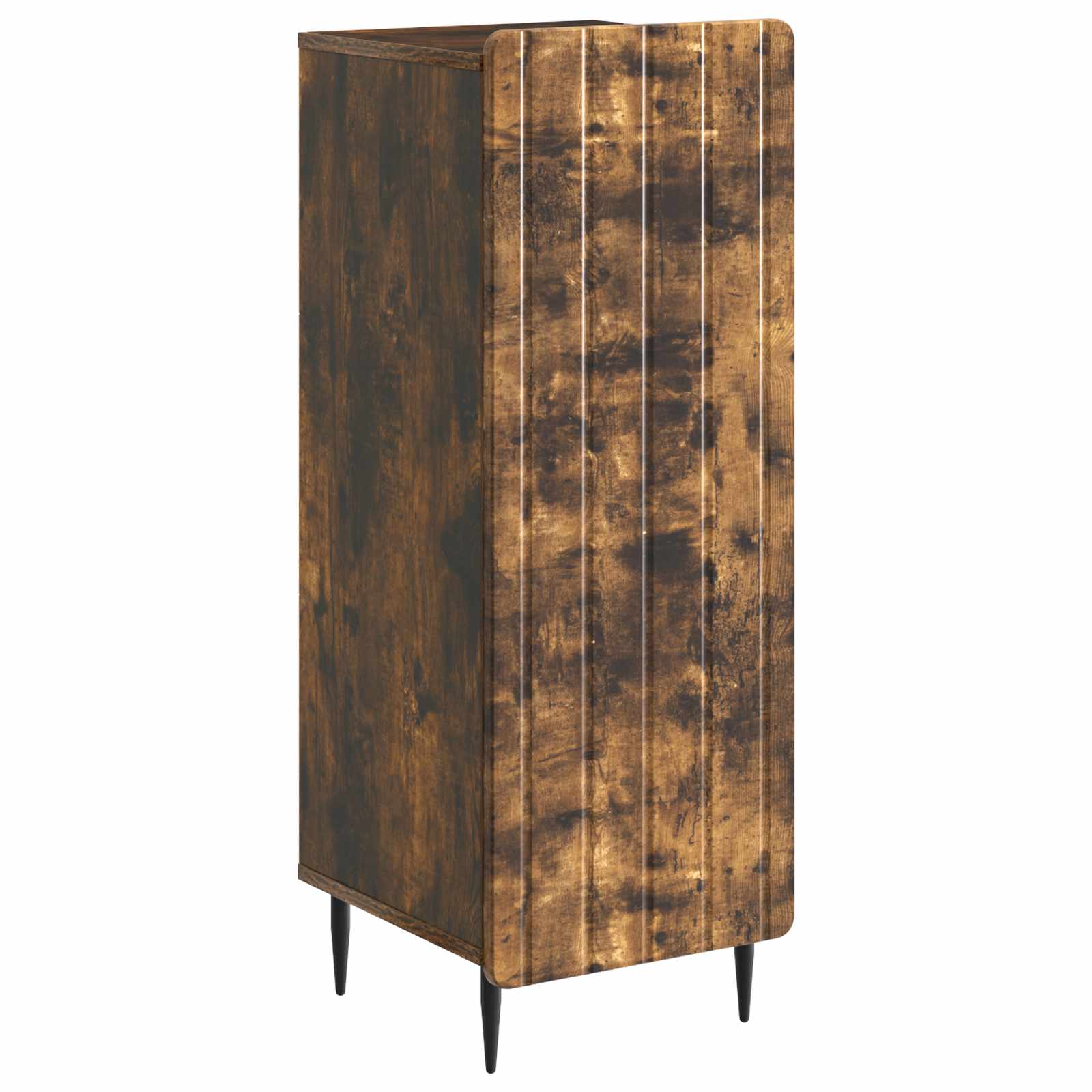 Dressoir Gerookt eiken 34,5 x 33 x 92 cm Bewerkt hout is nu te koop bij PeponiXL, paradijselijk wonen!