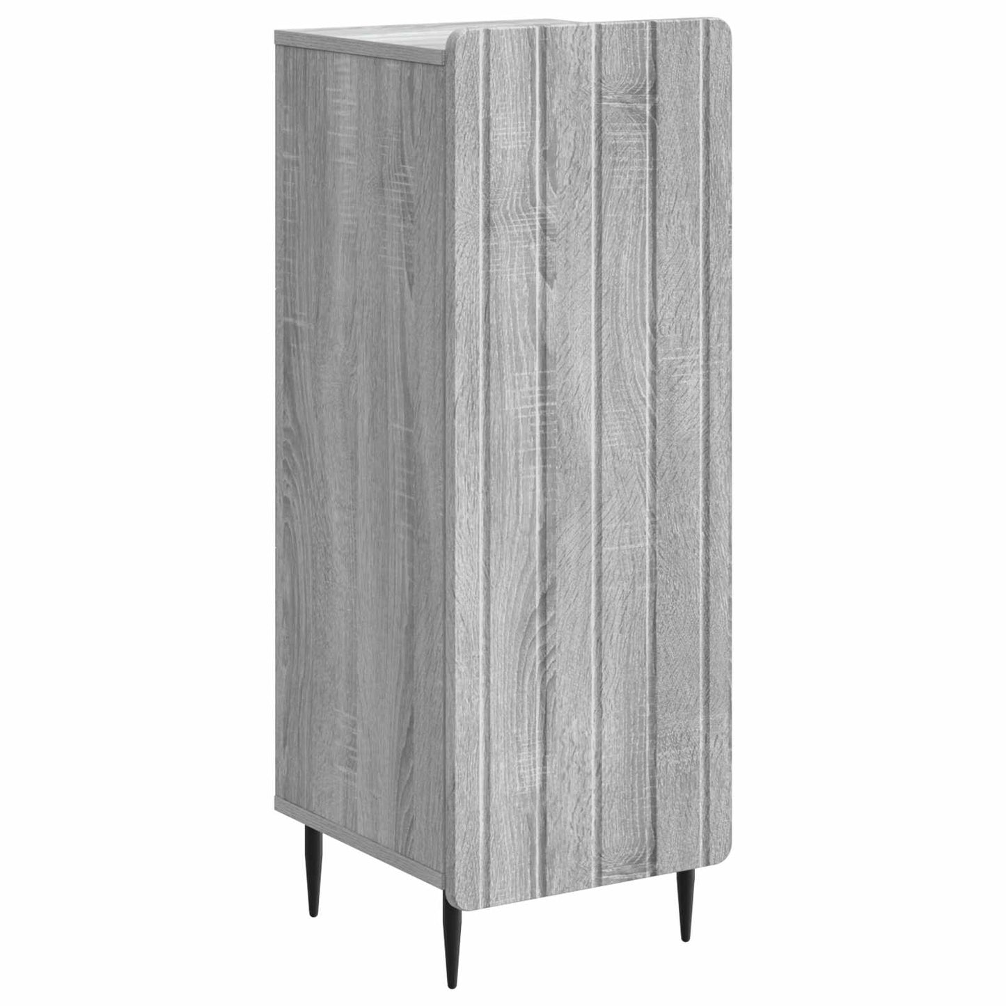 Dressoir Grijs sonoma 34,5 x 33 x 92 cm Bewerkt hout is nu te koop bij PeponiXL, paradijselijk wonen!