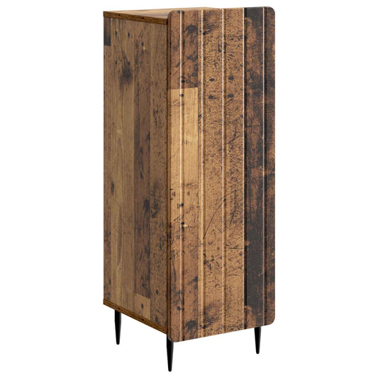 Dressoir Oud hout 34,5 x 33 x 92 cm Bewerkt hout is nu te koop bij PeponiXL, paradijselijk wonen!