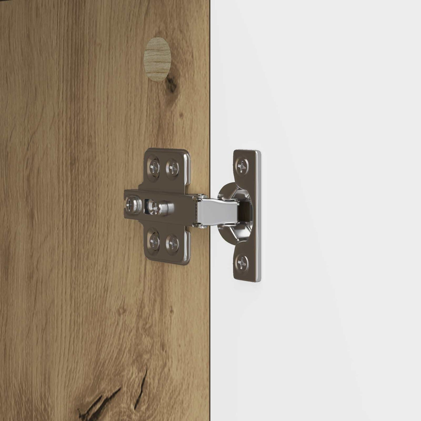 Dressoir Artisanaal eiken 34,5 x 33 x 92 cm Bewerkt hout is nu te koop bij PeponiXL, paradijselijk wonen!