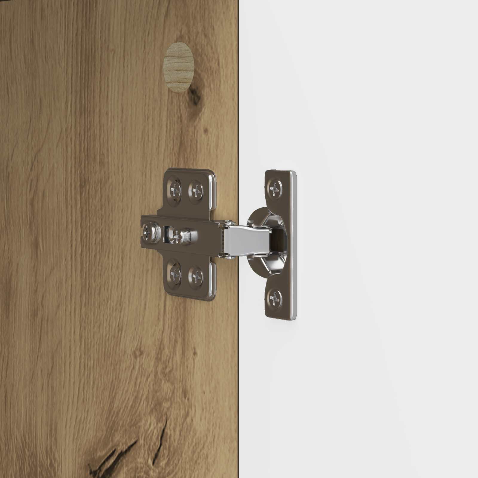 Dressoir Artisanaal eiken 34,5 x 33 x 92 cm Bewerkt hout is nu te koop bij PeponiXL, paradijselijk wonen!
