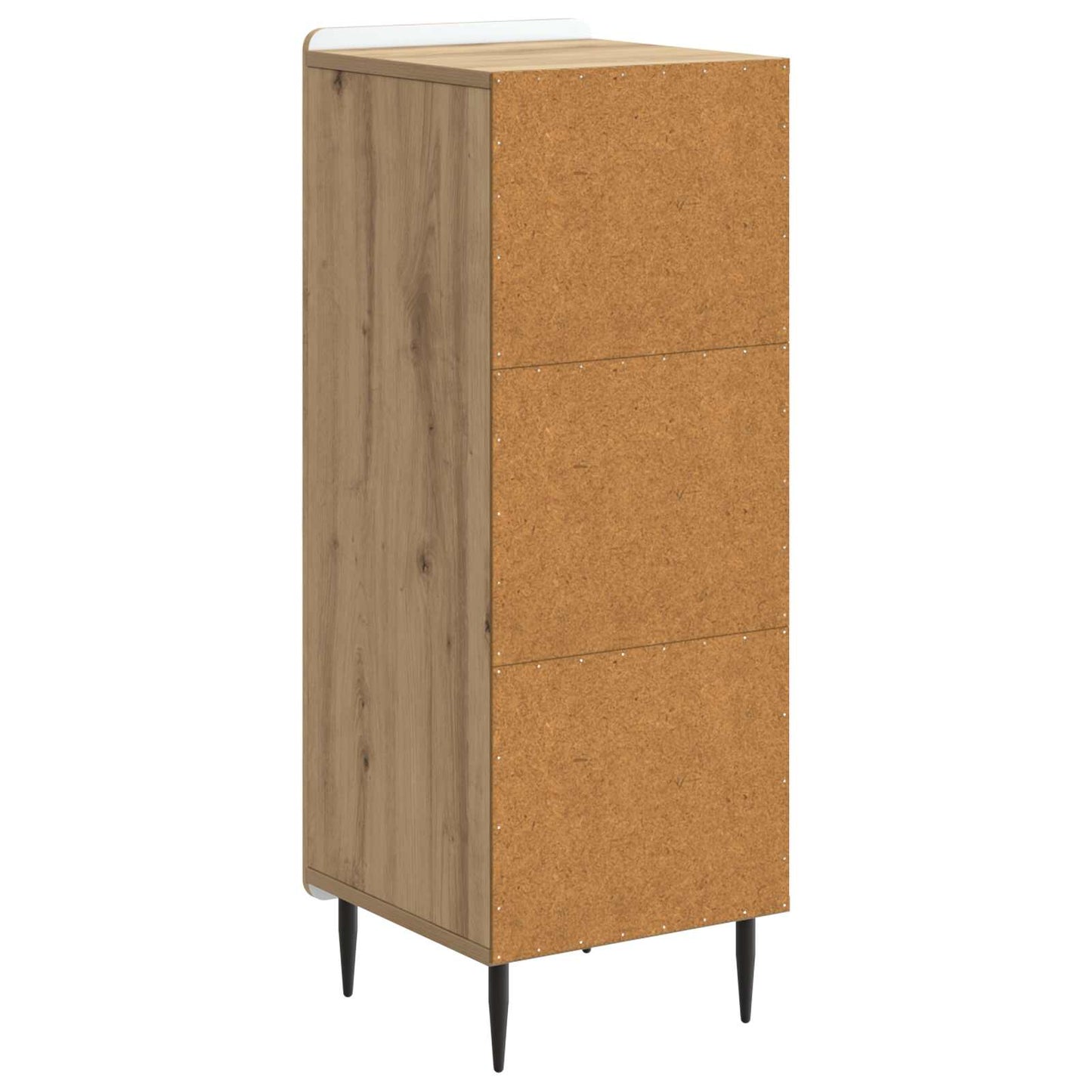 Dressoir Artisanaal eiken 34,5 x 33 x 92 cm Bewerkt hout is nu te koop bij PeponiXL, paradijselijk wonen!