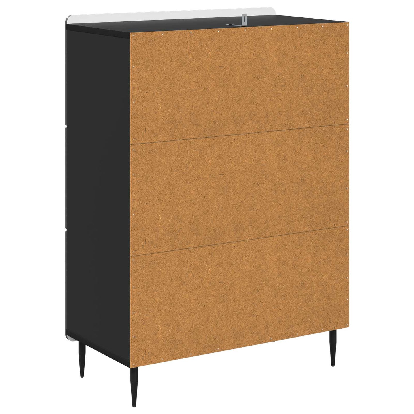 Ladenkast Zwart 66 x 34,5 x 92 cm Bewerkt hout is nu te koop bij PeponiXL, paradijselijk wonen!