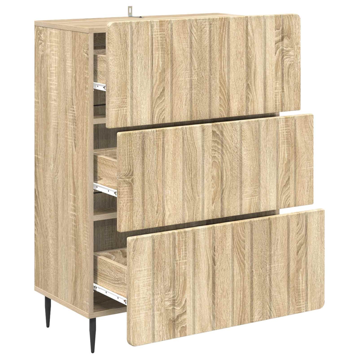 Ladenkast Sonoma Eiken 66 x 34,5 x 92 cm Bewerkt hout is nu te koop bij PeponiXL, paradijselijk wonen!