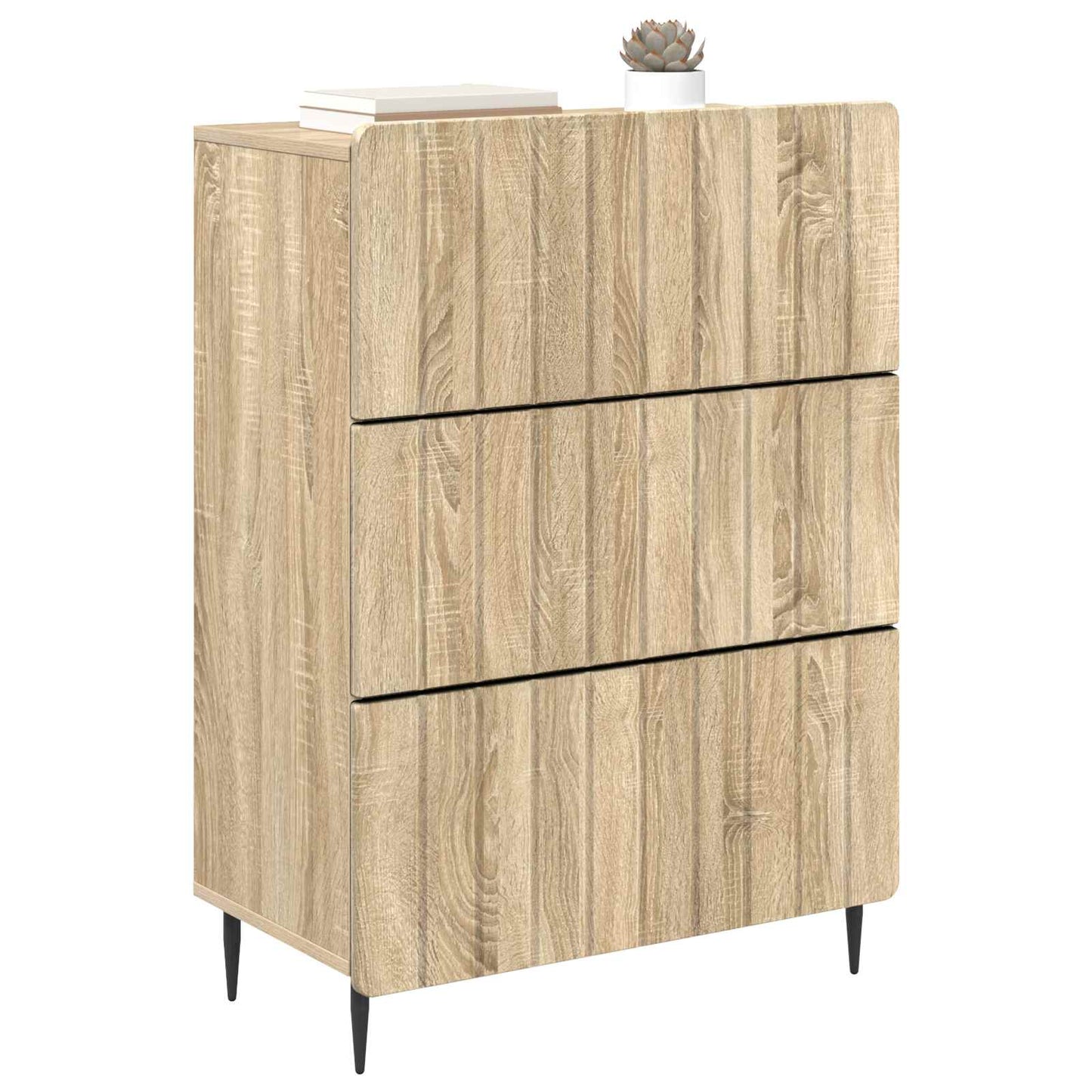 Ladenkast Sonoma Eiken 66 x 34,5 x 92 cm Bewerkt hout is nu te koop bij PeponiXL, paradijselijk wonen!