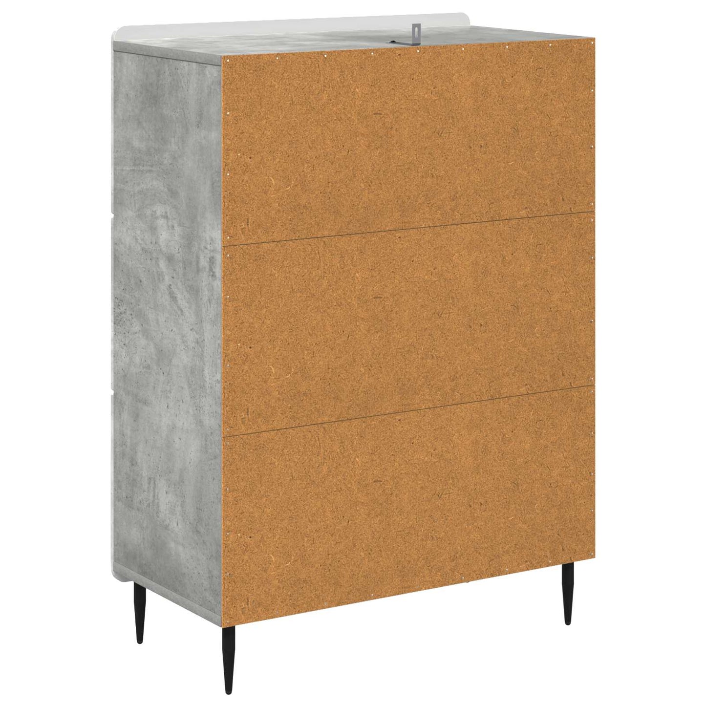 Ladenkast Betongrijs 66 x 34,5 x 92 cm Bewerkt hout is nu te koop bij PeponiXL, paradijselijk wonen!