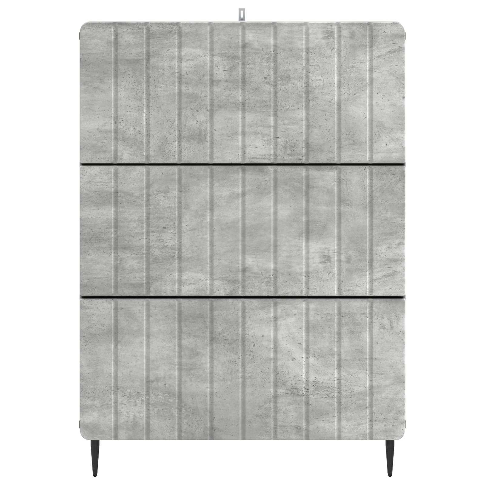 Ladenkast Betongrijs 66 x 34,5 x 92 cm Bewerkt hout is nu te koop bij PeponiXL, paradijselijk wonen!