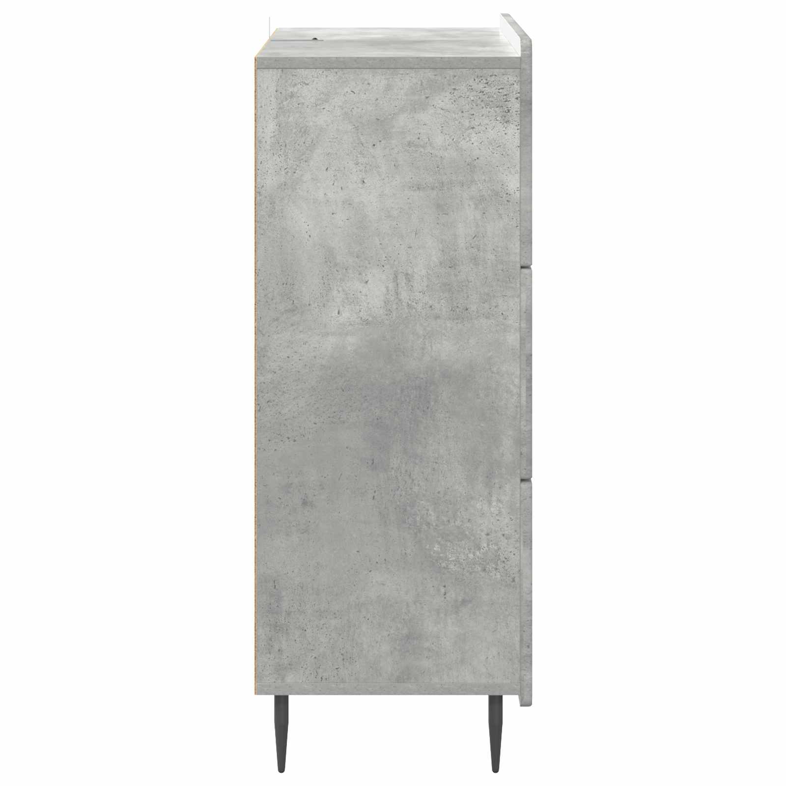 Ladenkast Betongrijs 66 x 34,5 x 92 cm Bewerkt hout is nu te koop bij PeponiXL, paradijselijk wonen!