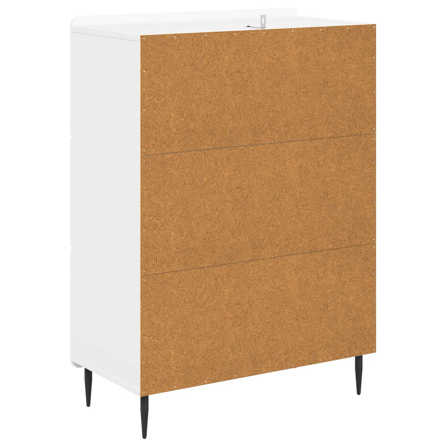Ladenkast Hoogglans Wit 66 x 34,5 x 92 cm Bewerkt hout is nu te koop bij PeponiXL, paradijselijk wonen!