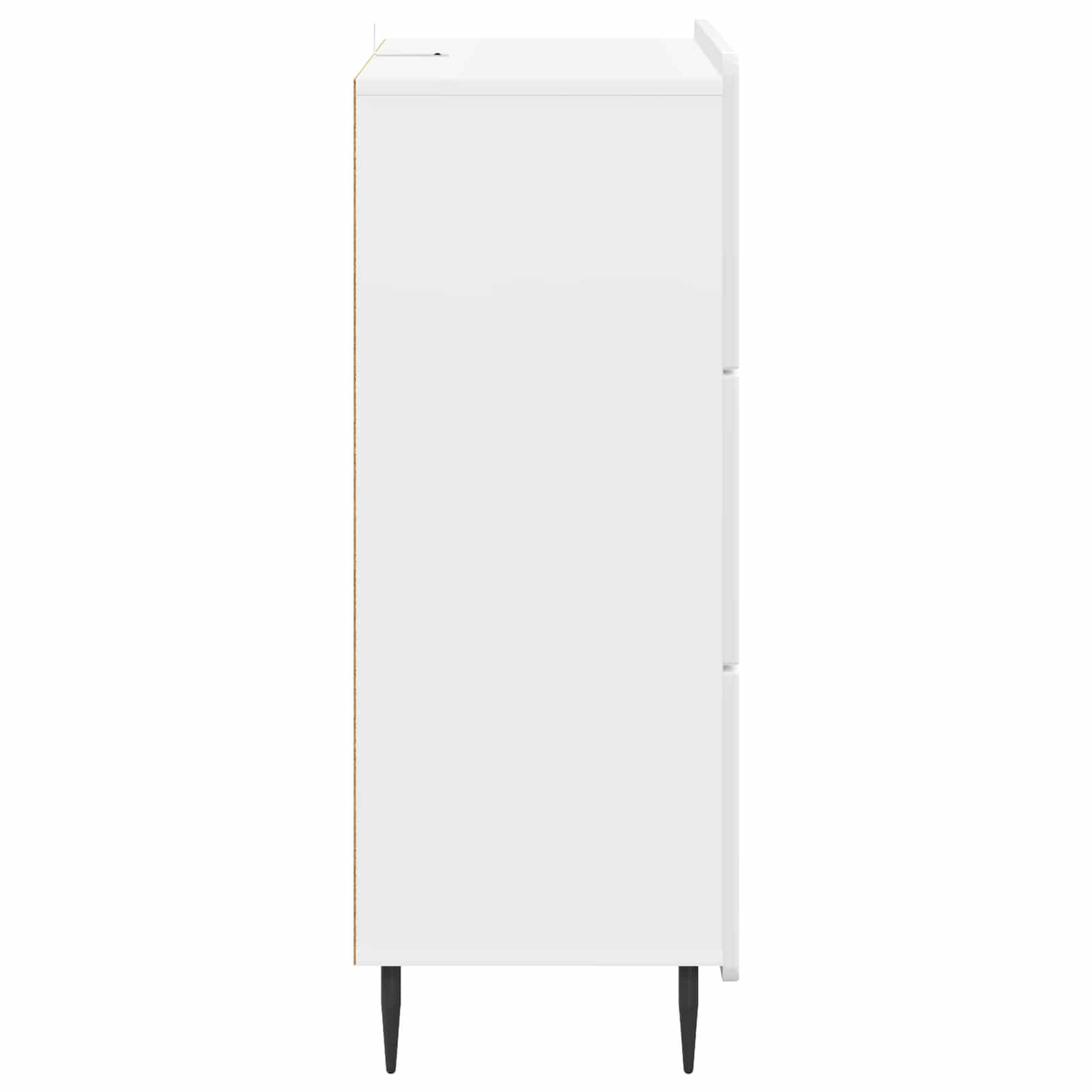 Ladenkast Hoogglans Wit 66 x 34,5 x 92 cm Bewerkt hout is nu te koop bij PeponiXL, paradijselijk wonen!