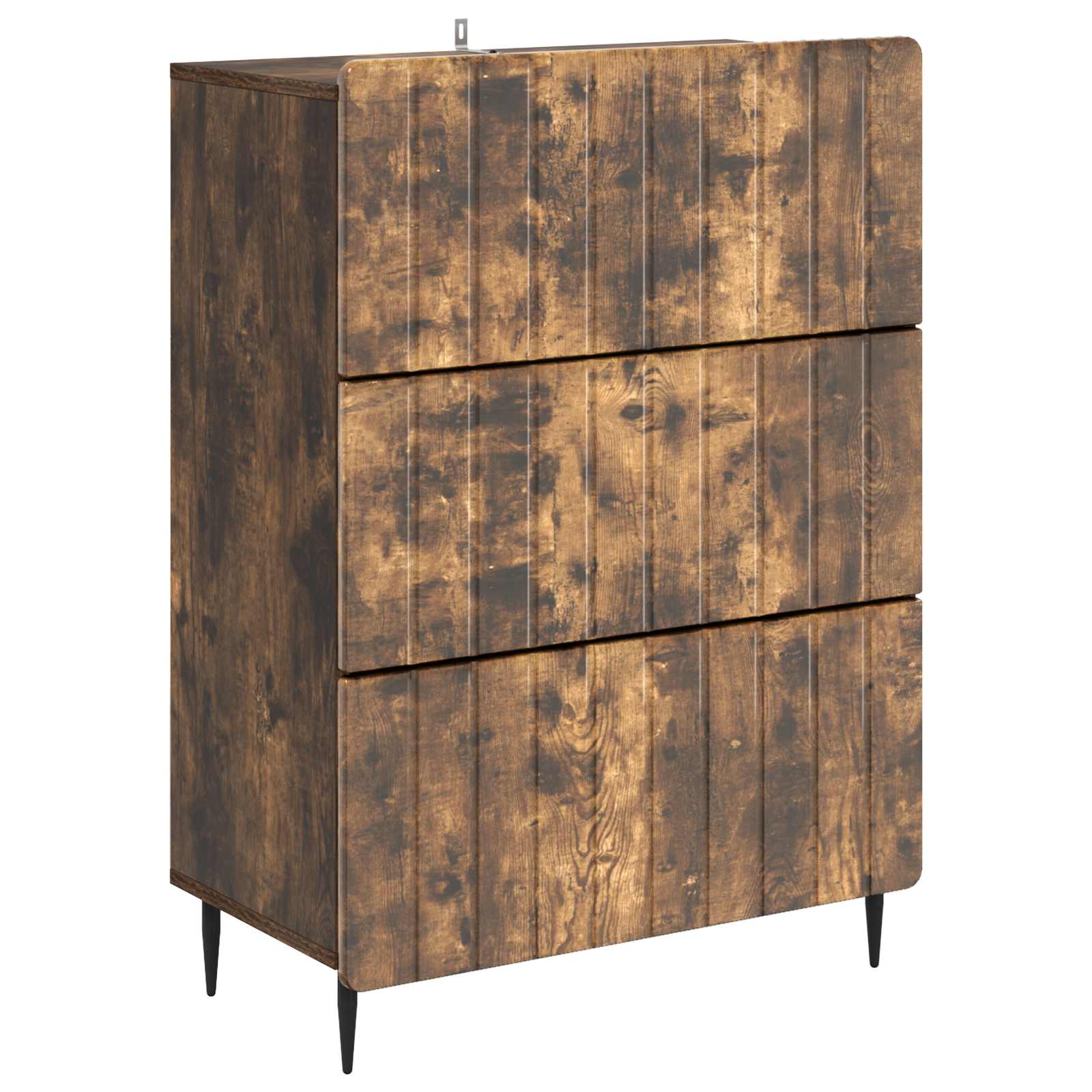 Ladenkast Gerookt eiken 66 x 34,5 x 92 cm Bewerkt hout is nu te koop bij PeponiXL, paradijselijk wonen!