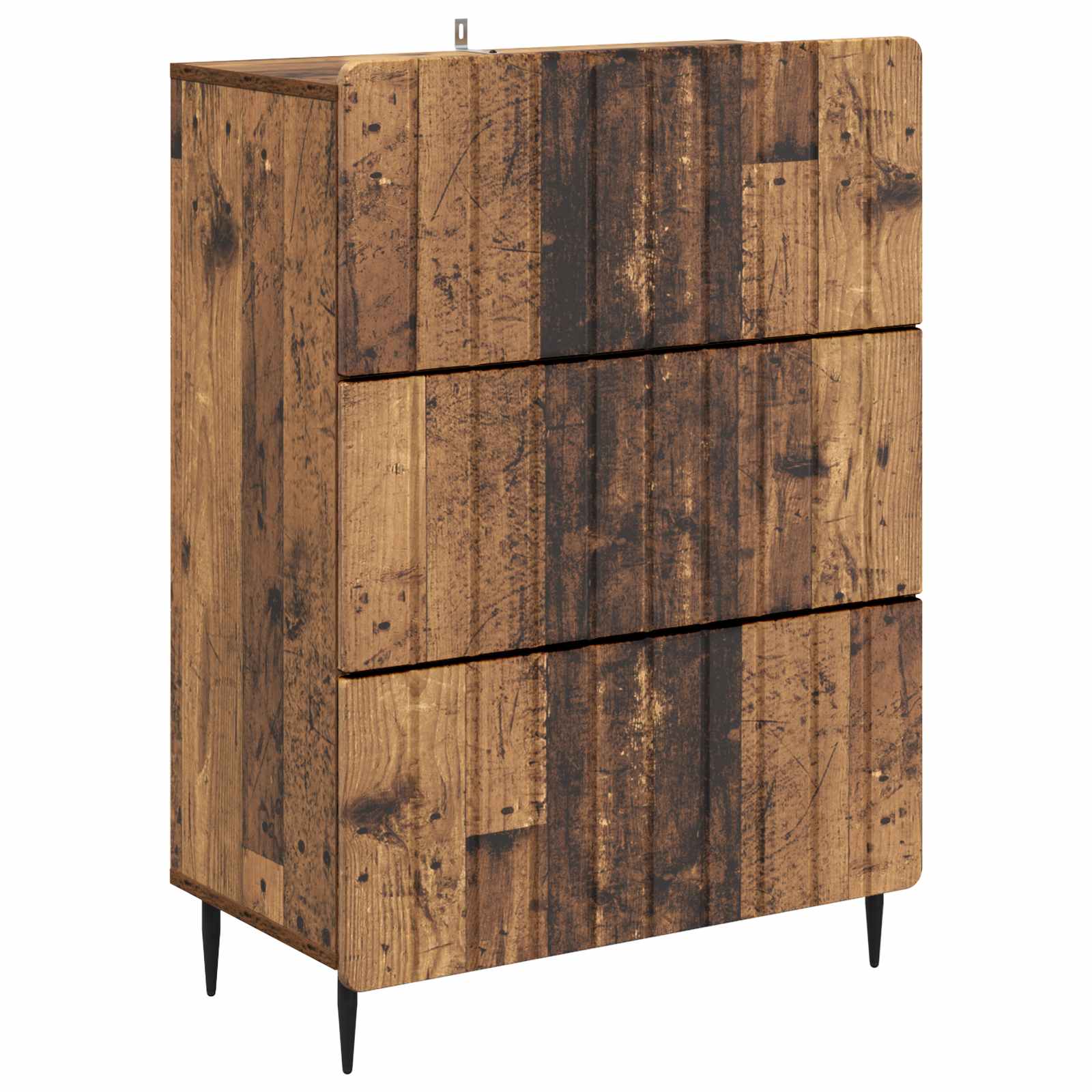 Ladenkast Oud hout 66 x 34,5 x 92 cm Bewerkt hout is nu te koop bij PeponiXL, paradijselijk wonen!