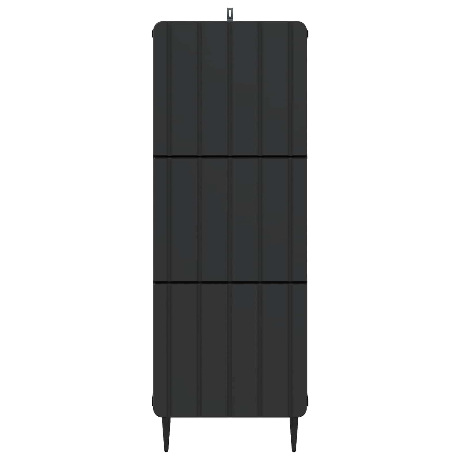 Ladenkast Zwart 33 x 34,5 x 92 cm Bewerkt hout is nu te koop bij PeponiXL, paradijselijk wonen!
