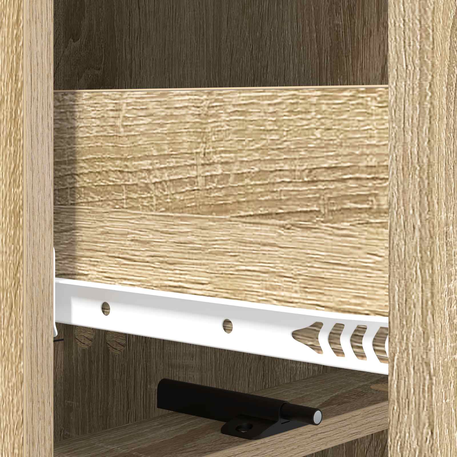 Ladenkast Sonoma Eiken 33 x 34,5 x 92 cm Bewerkt hout is nu te koop bij PeponiXL, paradijselijk wonen!