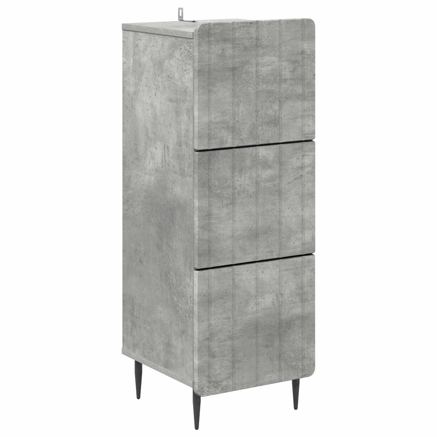 Ladenkast Betongrijs 33 x 34,5 x 92 cm Bewerkt hout is nu te koop bij PeponiXL, paradijselijk wonen!
