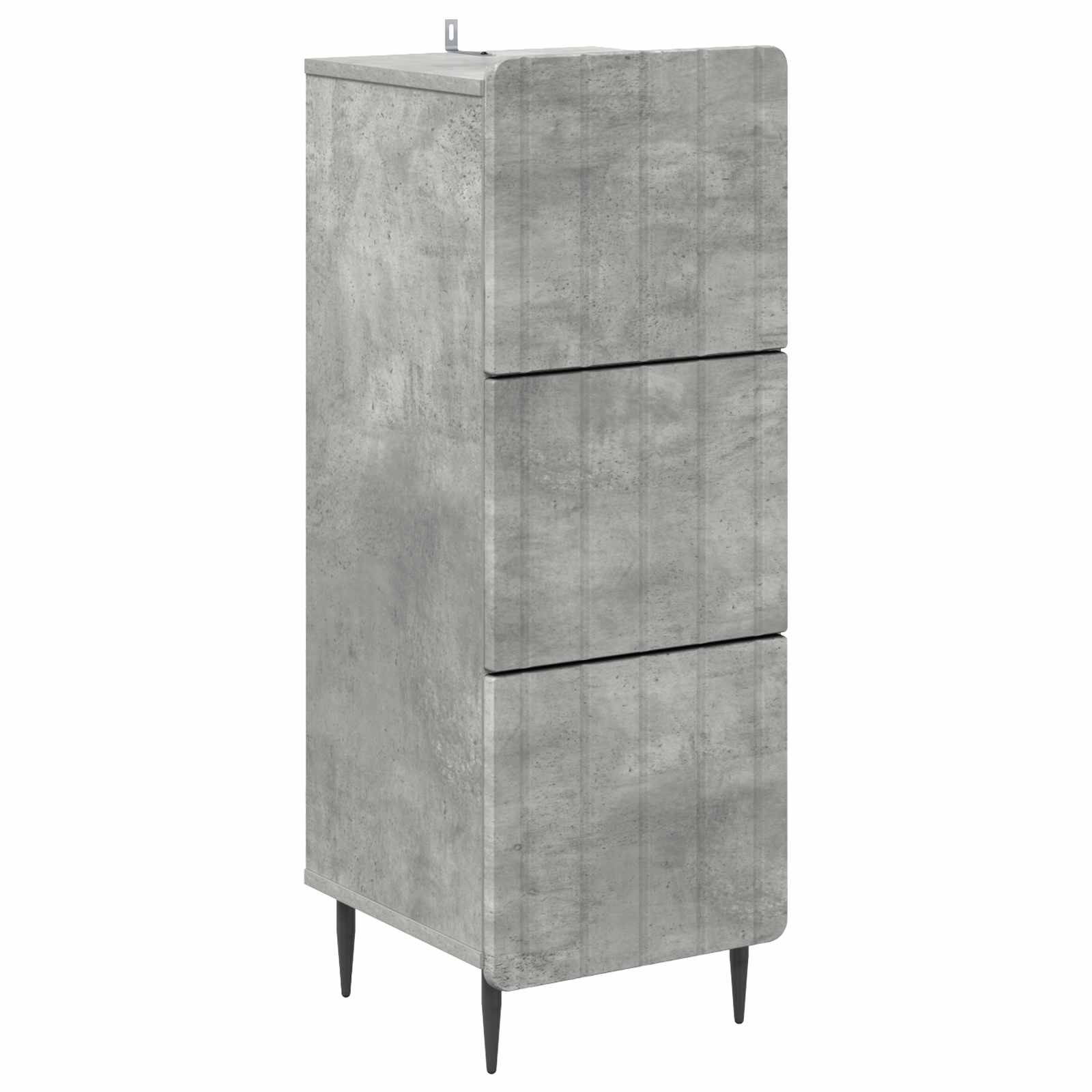 Ladenkast Betongrijs 33 x 34,5 x 92 cm Bewerkt hout is nu te koop bij PeponiXL, paradijselijk wonen!