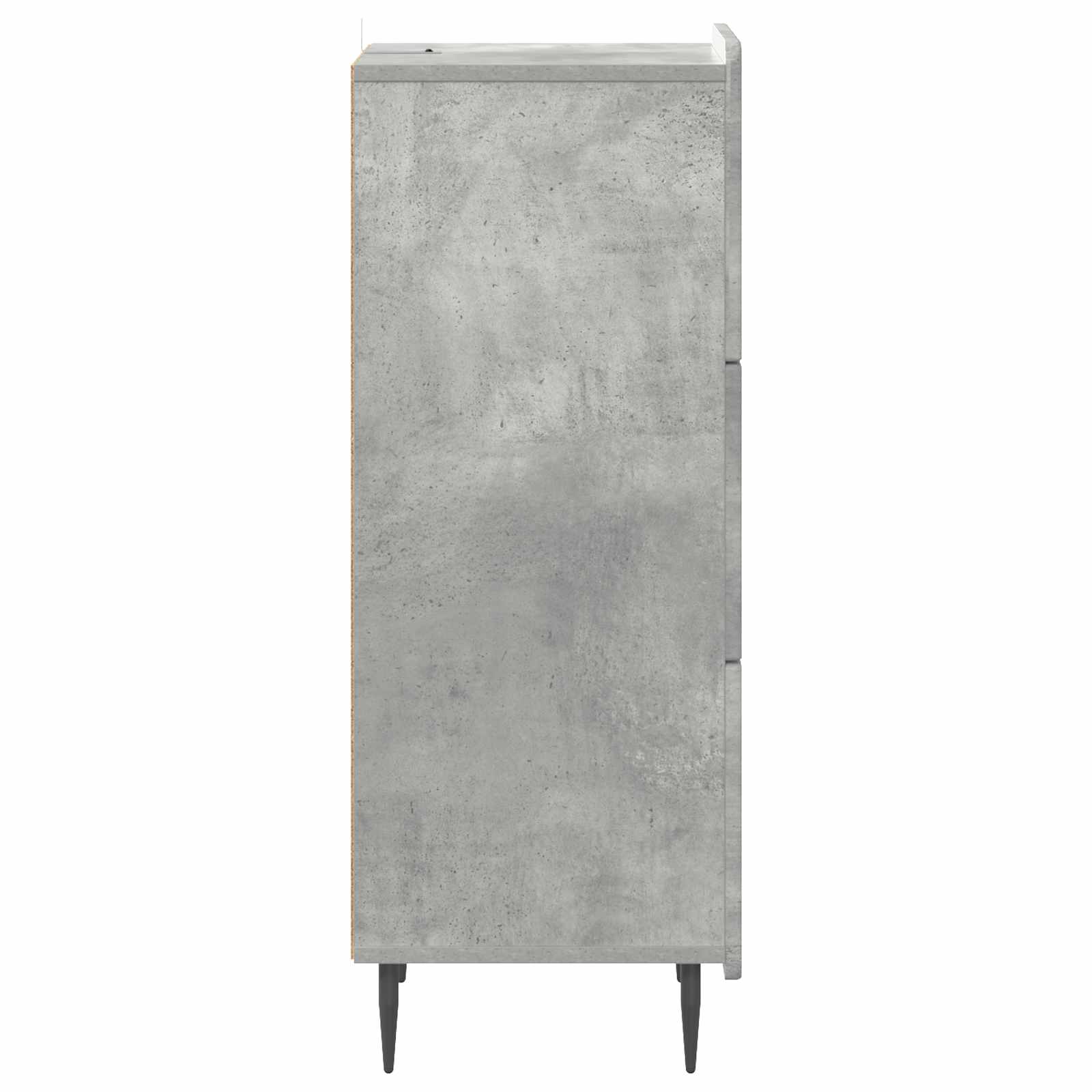 Ladenkast Betongrijs 33 x 34,5 x 92 cm Bewerkt hout is nu te koop bij PeponiXL, paradijselijk wonen!