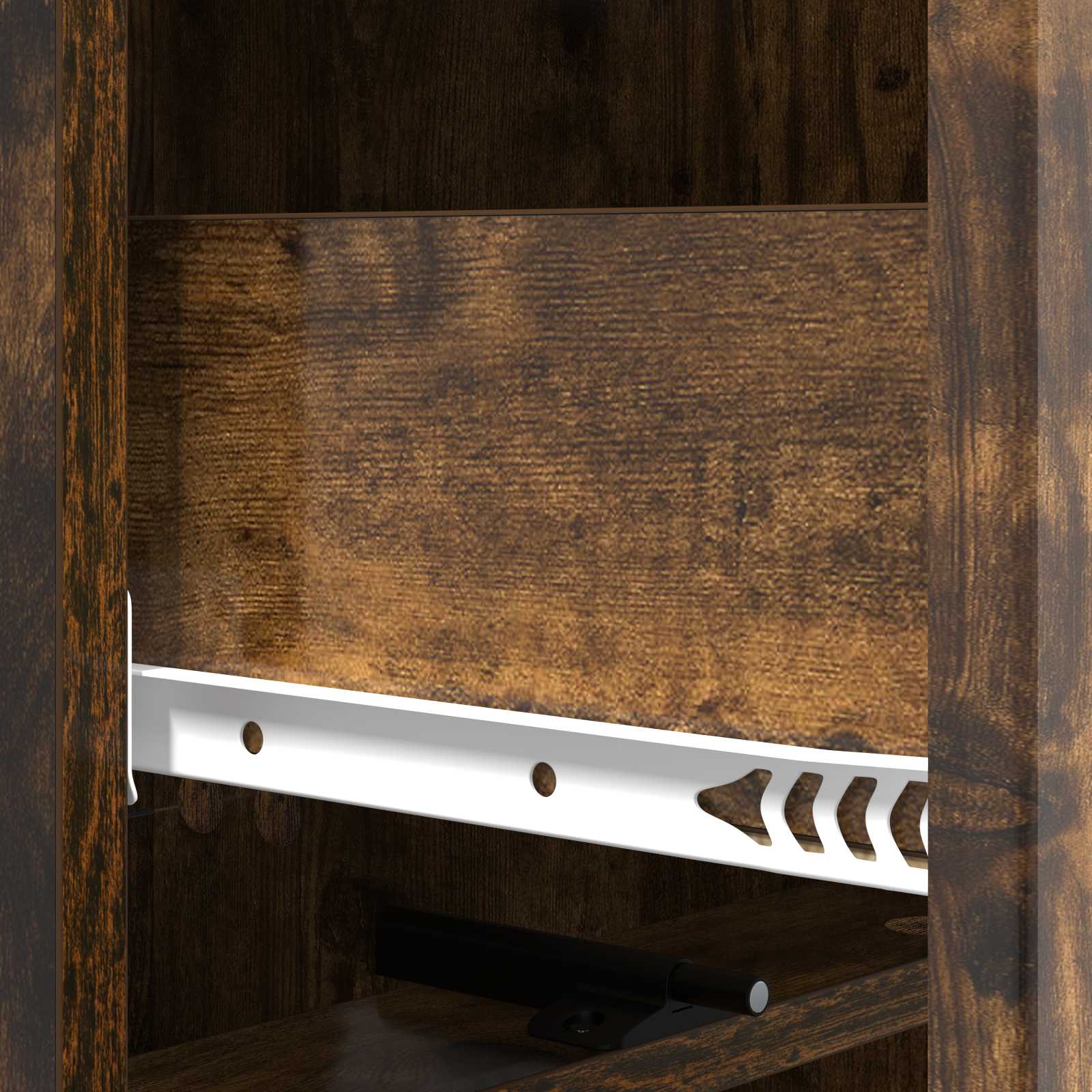 Ladenkast Gerookt eiken 33 x 34,5 x 92 cm Bewerkt hout is nu te koop bij PeponiXL, paradijselijk wonen!
