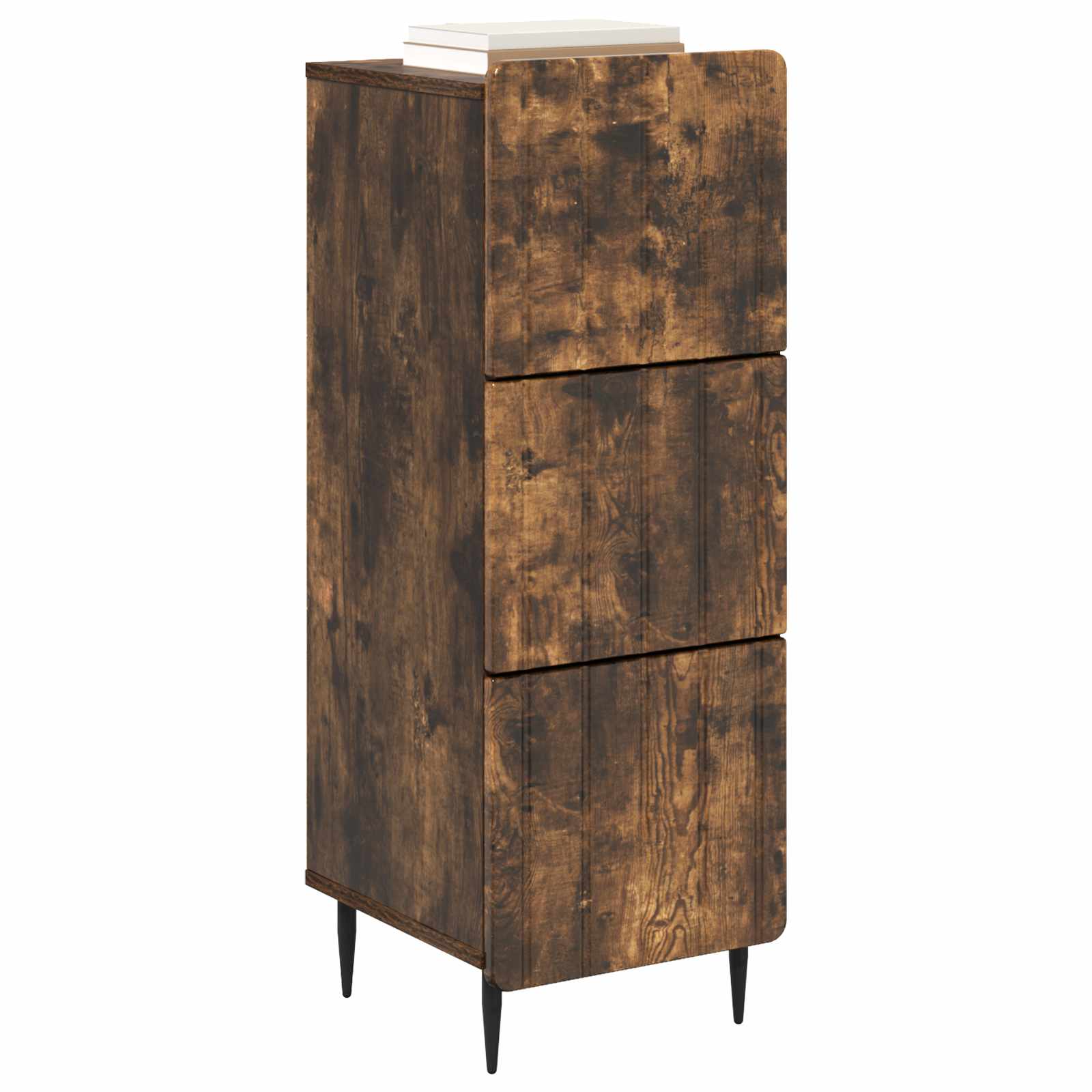 Ladenkast Gerookt eiken 33 x 34,5 x 92 cm Bewerkt hout is nu te koop bij PeponiXL, paradijselijk wonen!