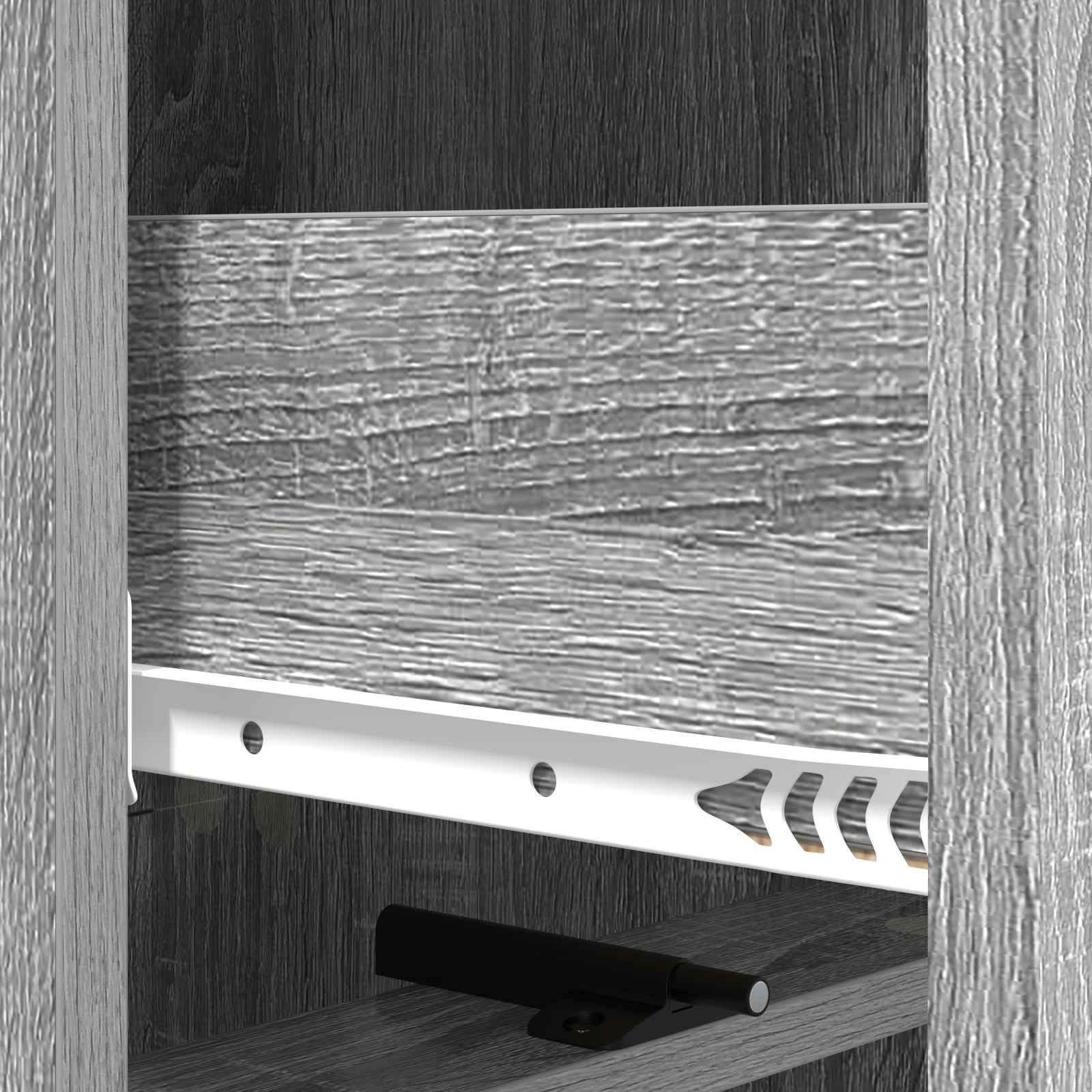 Ladenkast Grijs sonoma 33 x 34,5 x 92 cm Bewerkt hout is nu te koop bij PeponiXL, paradijselijk wonen!
