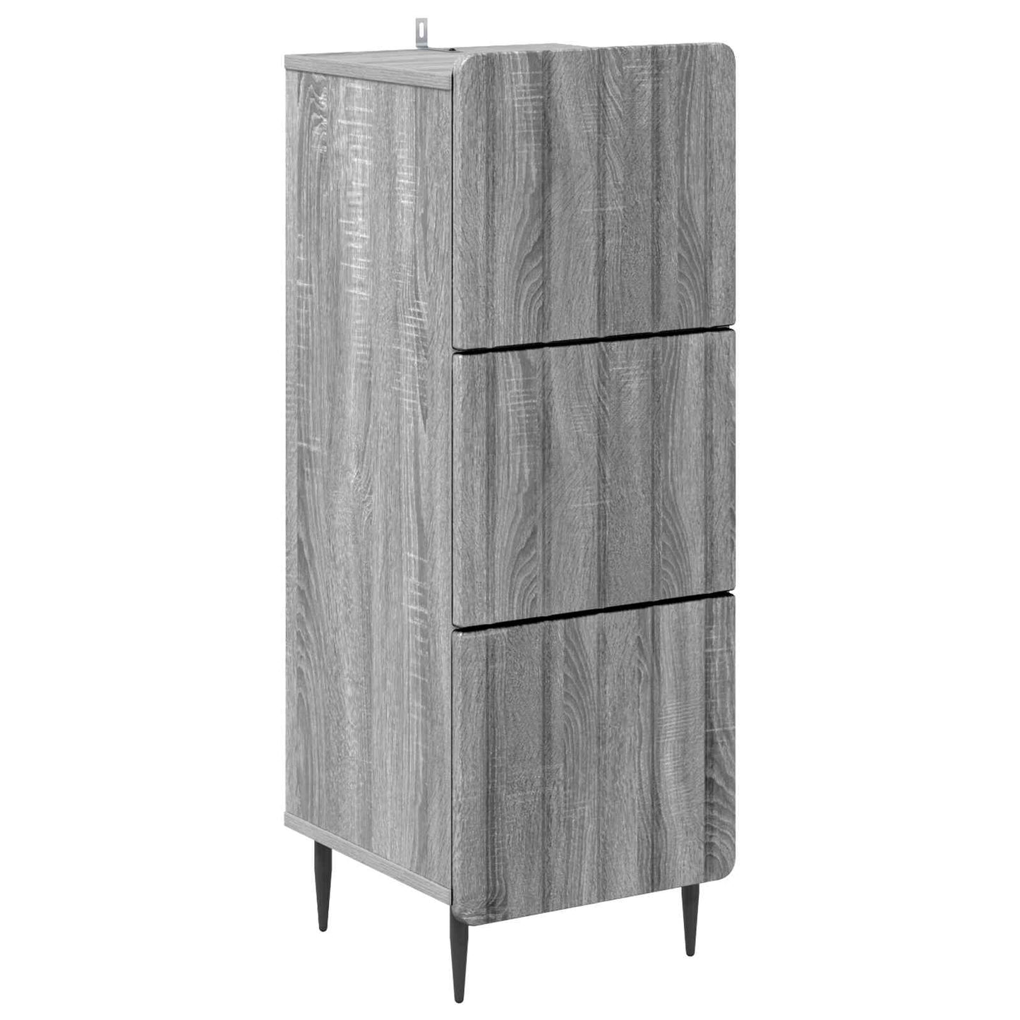 Ladenkast Grijs sonoma 33 x 34,5 x 92 cm Bewerkt hout is nu te koop bij PeponiXL, paradijselijk wonen!