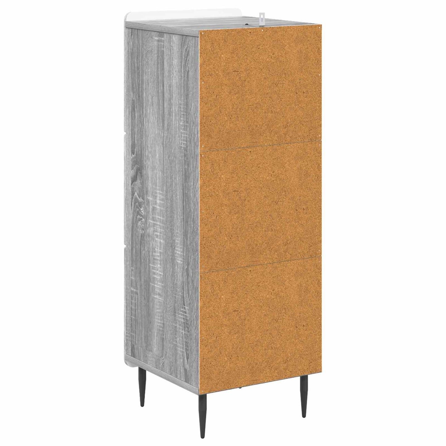 Ladenkast Grijs sonoma 33 x 34,5 x 92 cm Bewerkt hout is nu te koop bij PeponiXL, paradijselijk wonen!