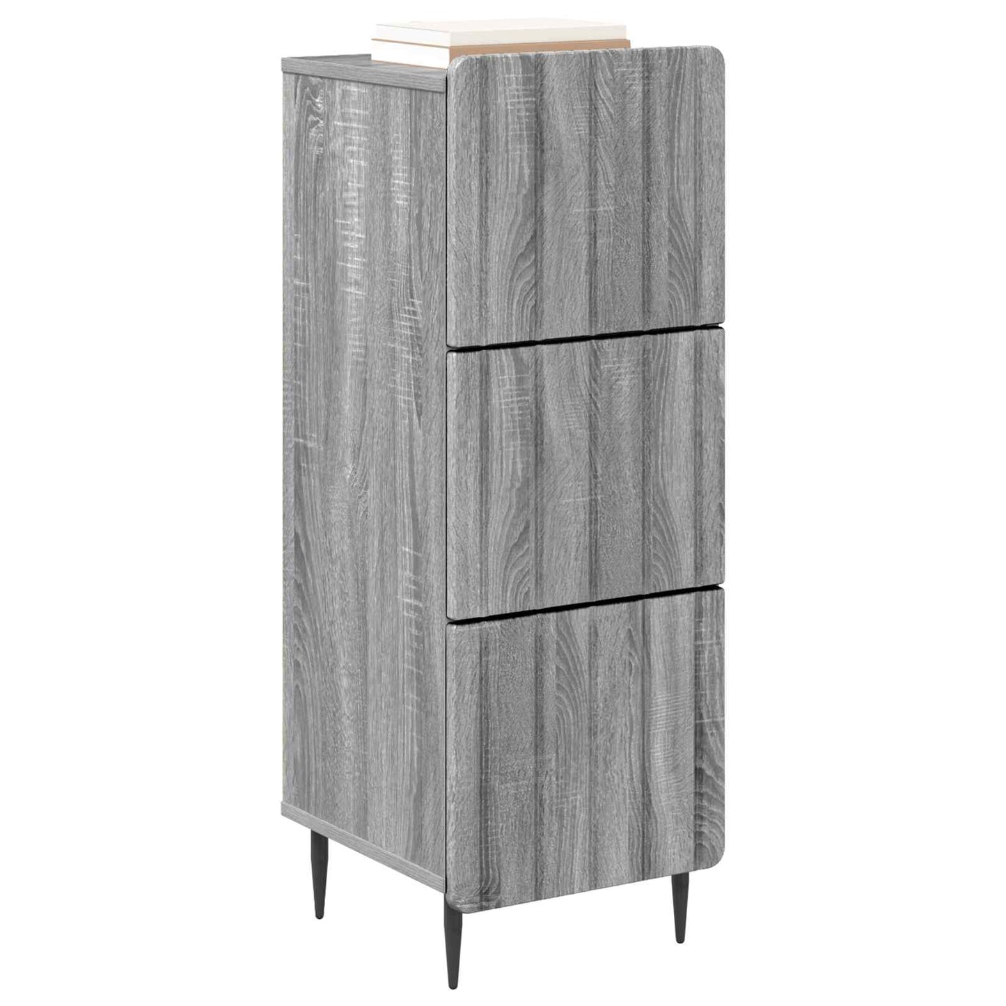 Ladenkast Grijs sonoma 33 x 34,5 x 92 cm Bewerkt hout is nu te koop bij PeponiXL, paradijselijk wonen!