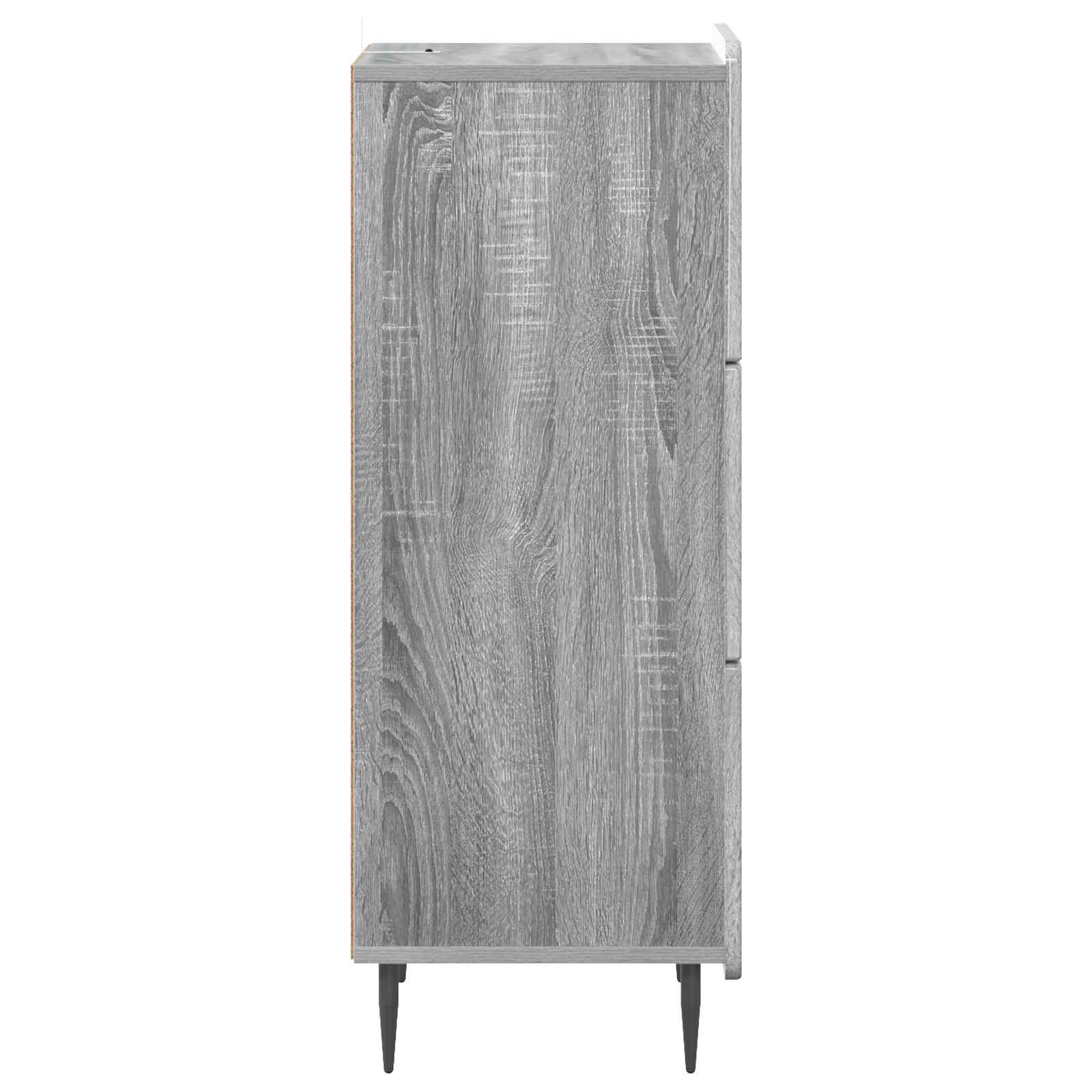 Ladenkast Grijs sonoma 33 x 34,5 x 92 cm Bewerkt hout is nu te koop bij PeponiXL, paradijselijk wonen!