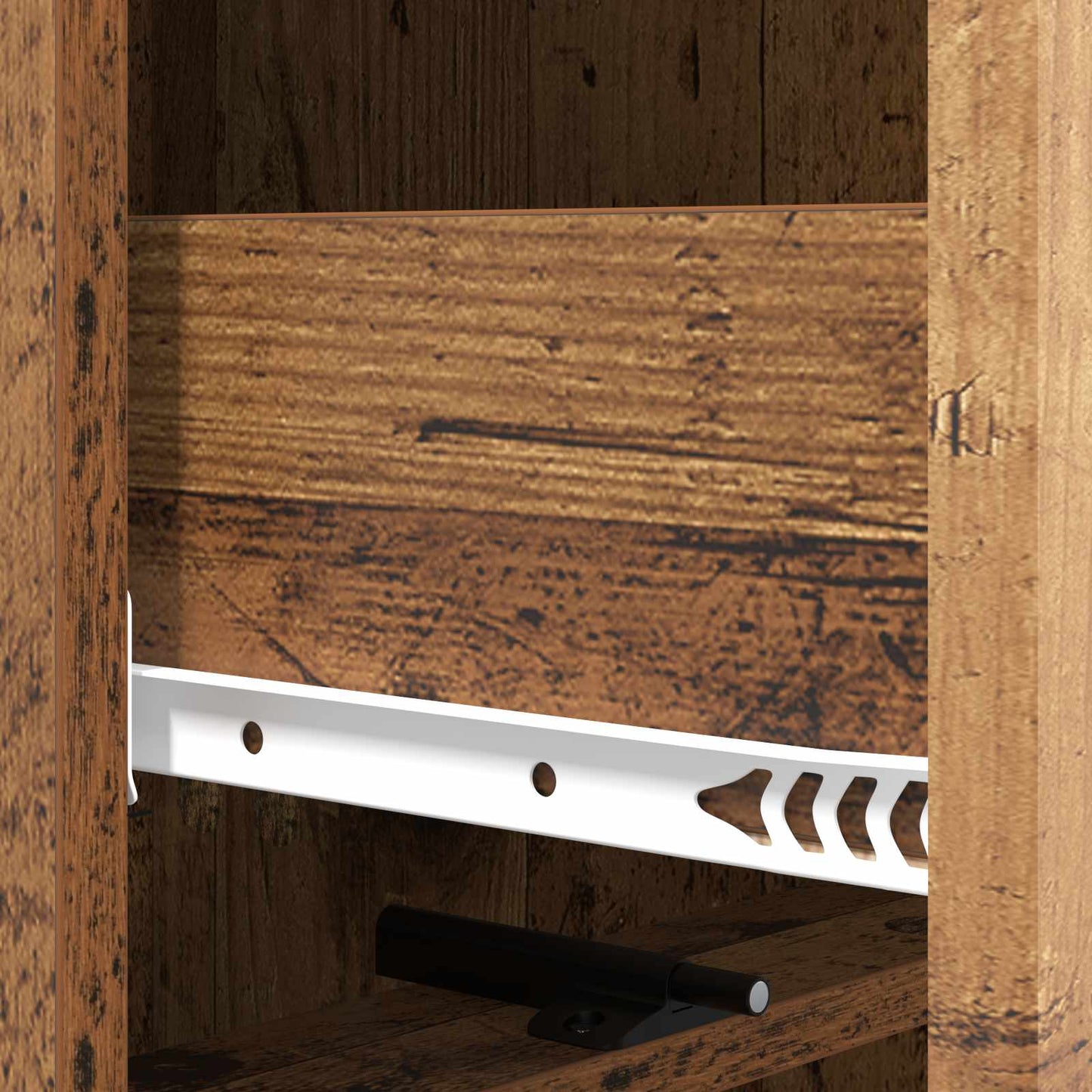 Ladenkast Oud hout 33 x 34,5 x 92 cm Bewerkt hout is nu te koop bij PeponiXL, paradijselijk wonen!