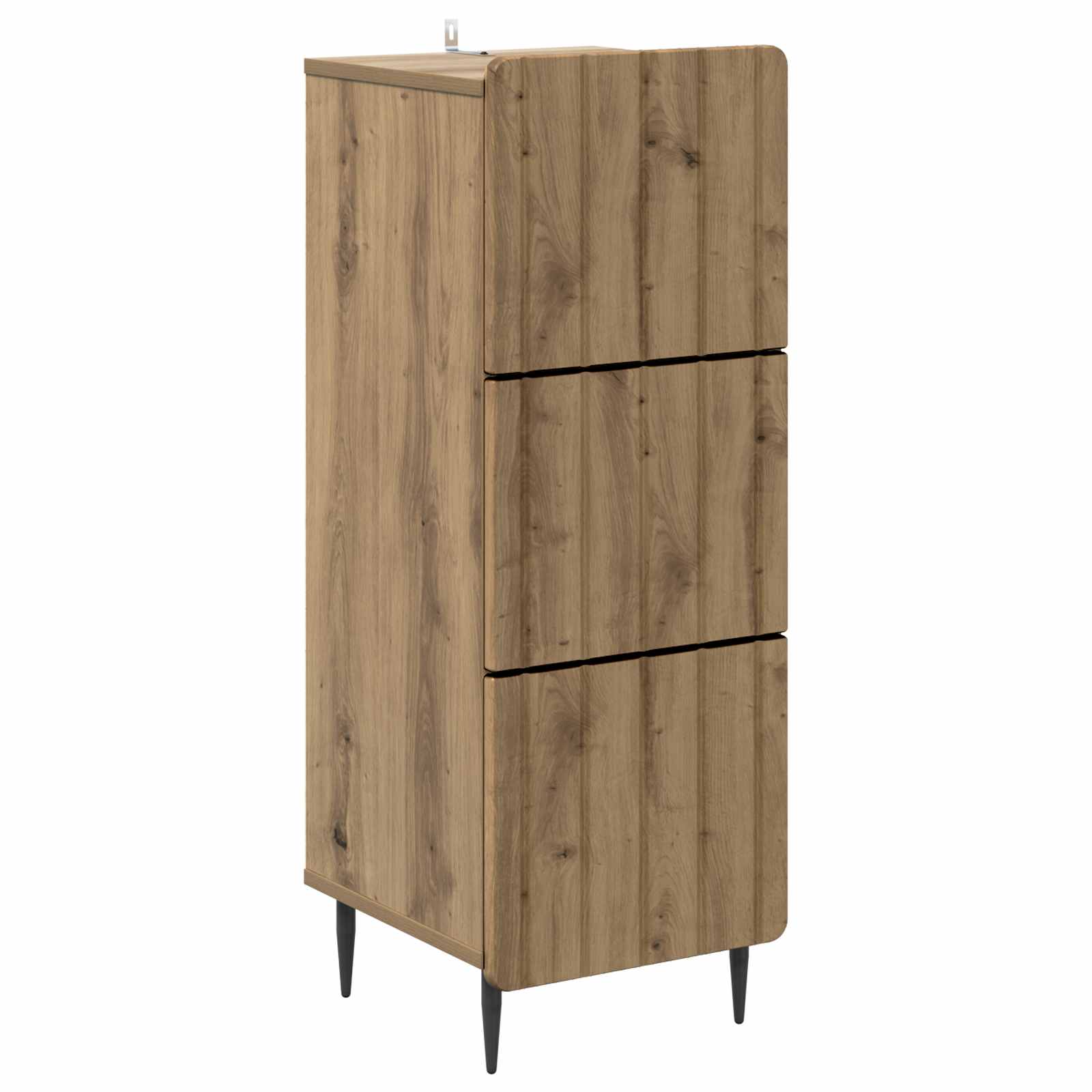 Ladenkast Artisanaal eiken 33 x 34,5 x 92 cm Bewerkt hout is nu te koop bij PeponiXL, paradijselijk wonen!