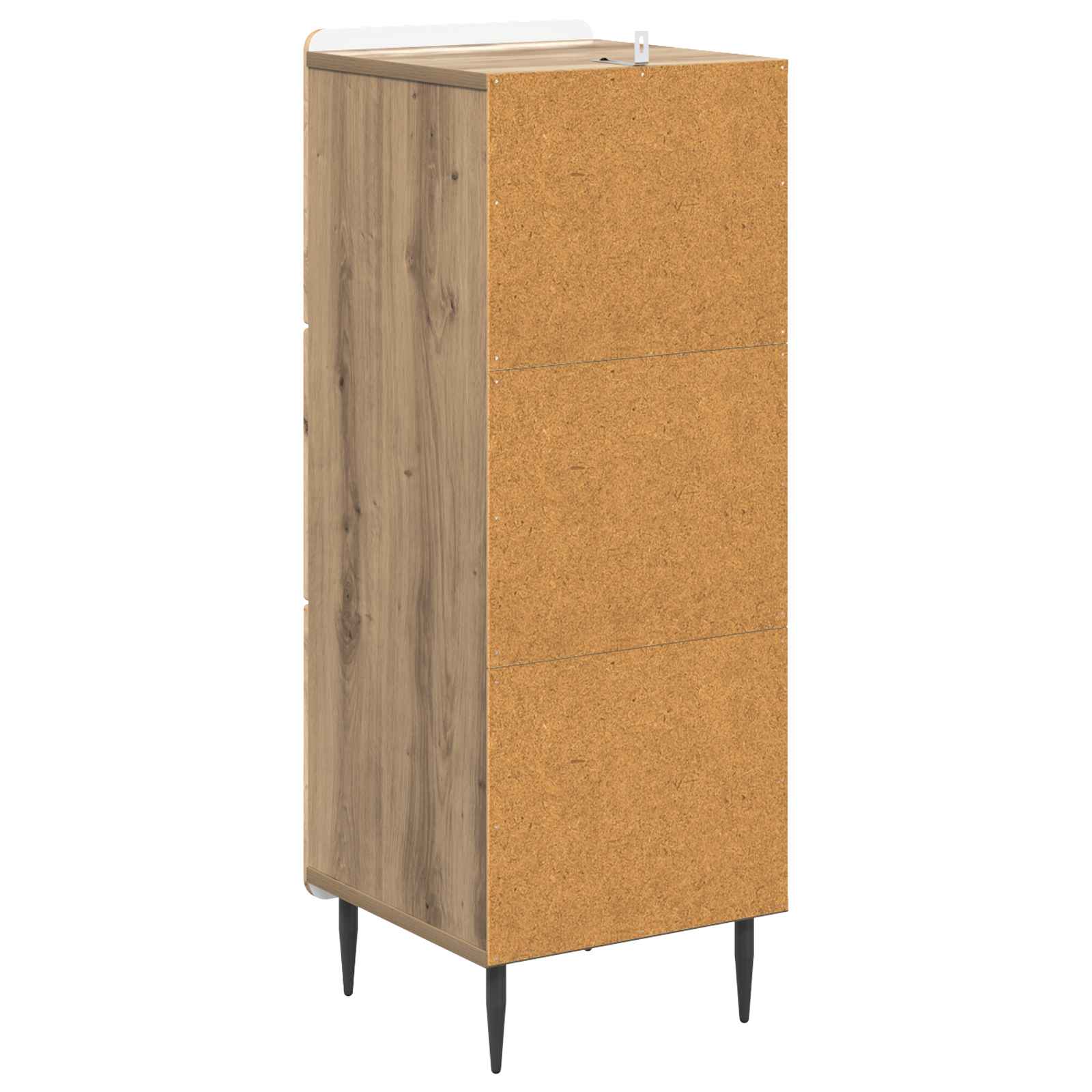 Ladenkast Artisanaal eiken 33 x 34,5 x 92 cm Bewerkt hout is nu te koop bij PeponiXL, paradijselijk wonen!