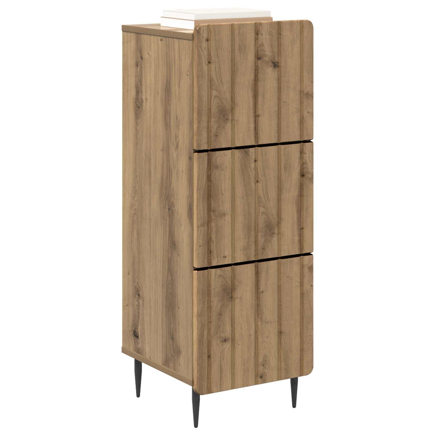 Ladenkast Artisanaal eiken 33 x 34,5 x 92 cm Bewerkt hout is nu te koop bij PeponiXL, paradijselijk wonen!