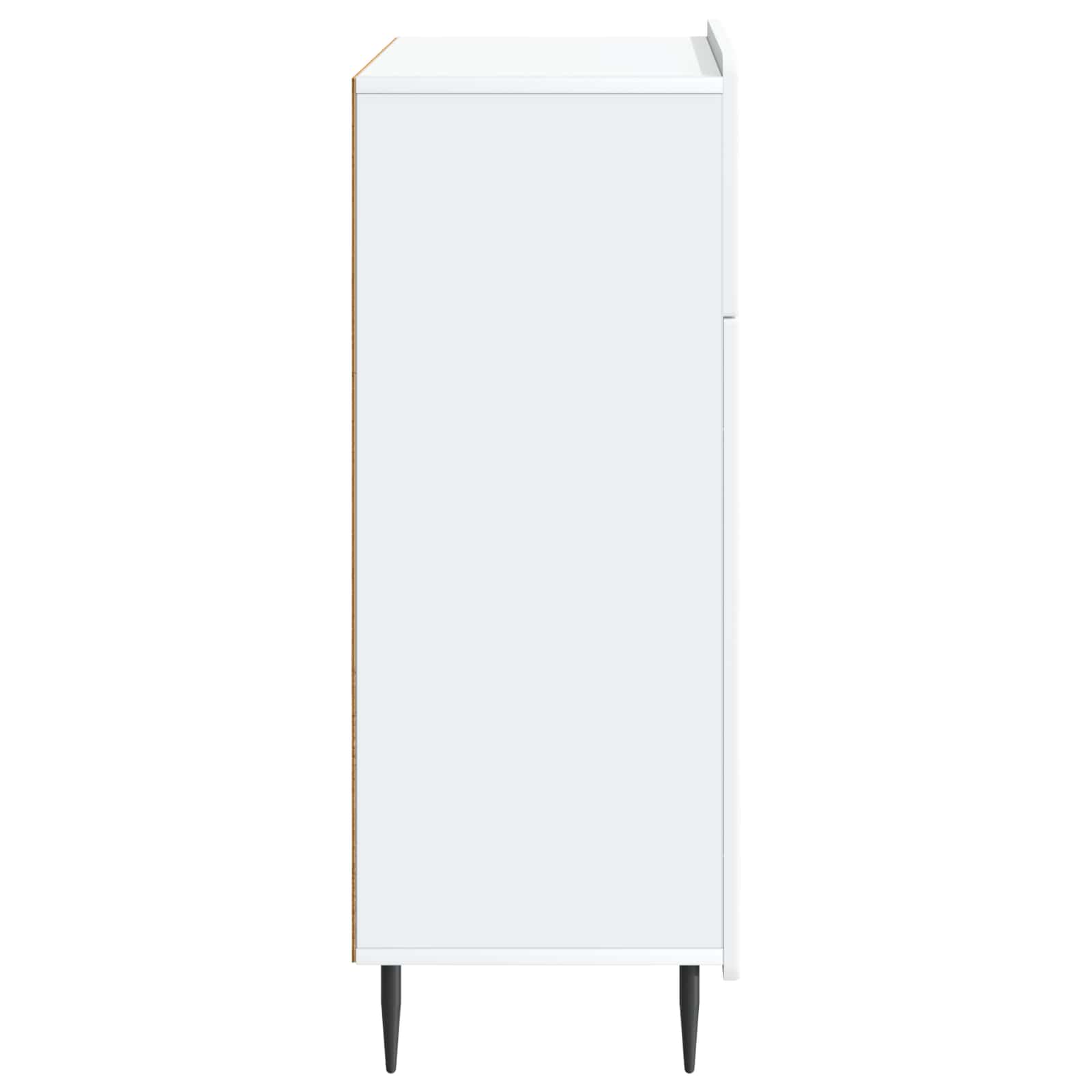 Dressoir Wit 66 x 34,5 x 92 cm Bewerkt hout is nu te koop bij PeponiXL, paradijselijk wonen!