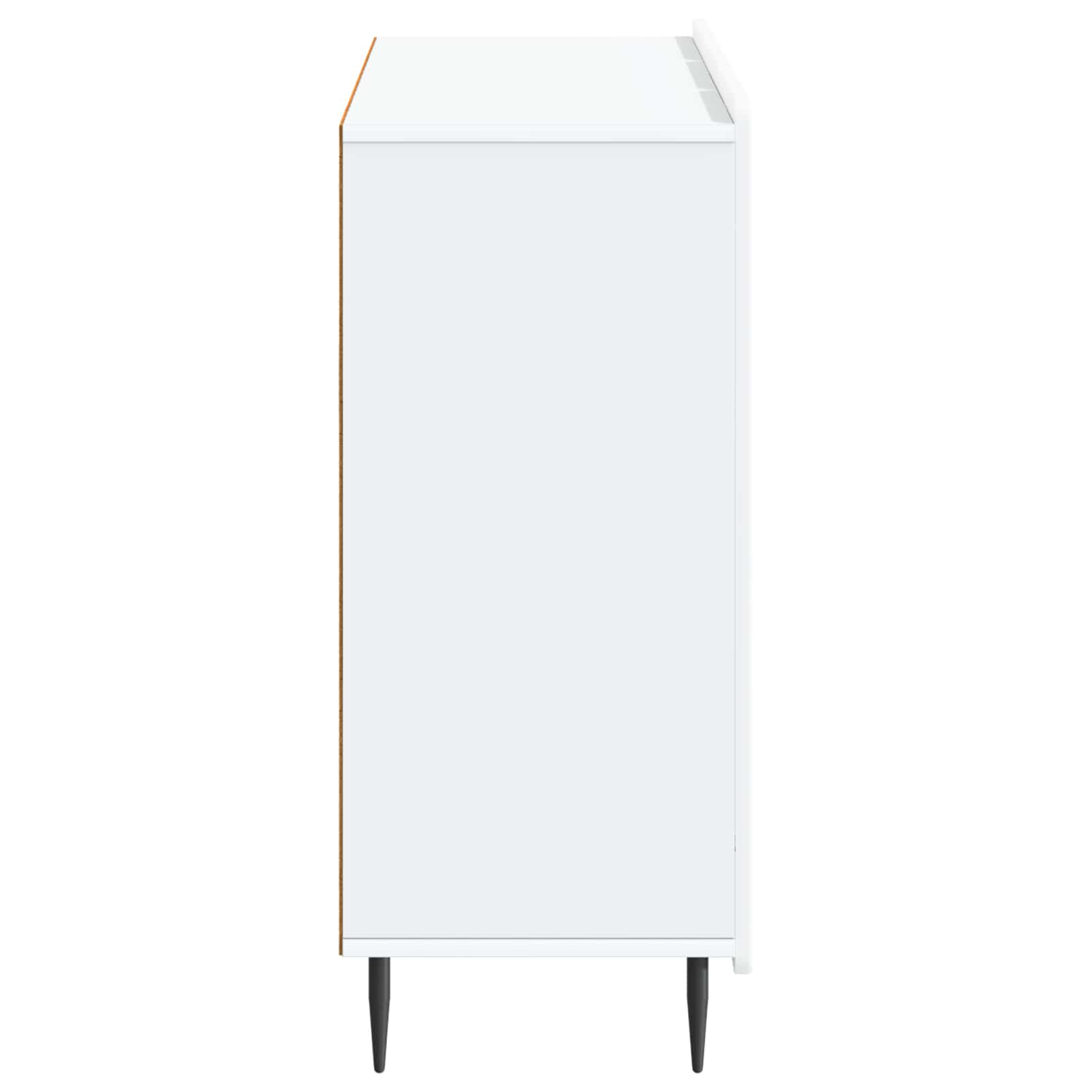 Dressoir Wit 89 x 34,5 x 82 cm Bewerkt hout is nu te koop bij PeponiXL, paradijselijk wonen!