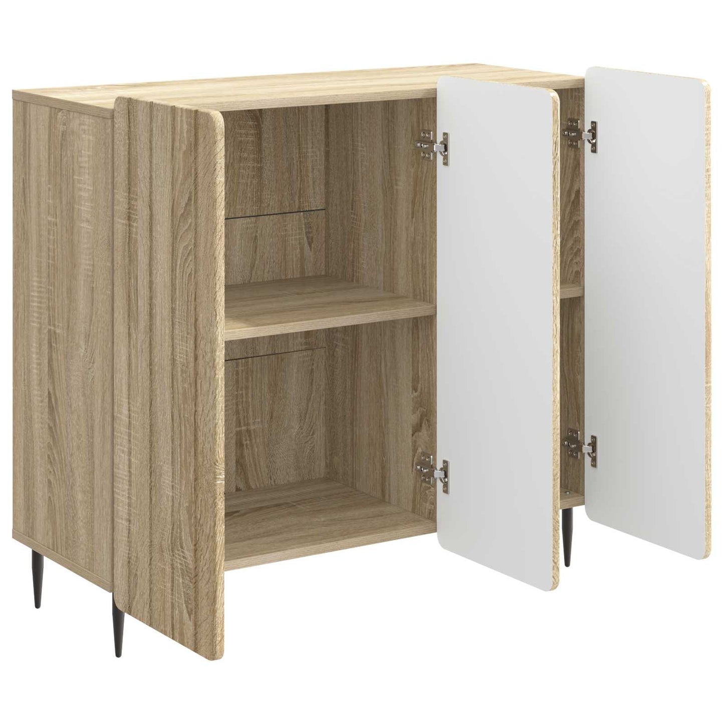 Dressoir Sonoma Eiken 89 x 34,5 x 82 cm Bewerkt hout is nu te koop bij PeponiXL, paradijselijk wonen!