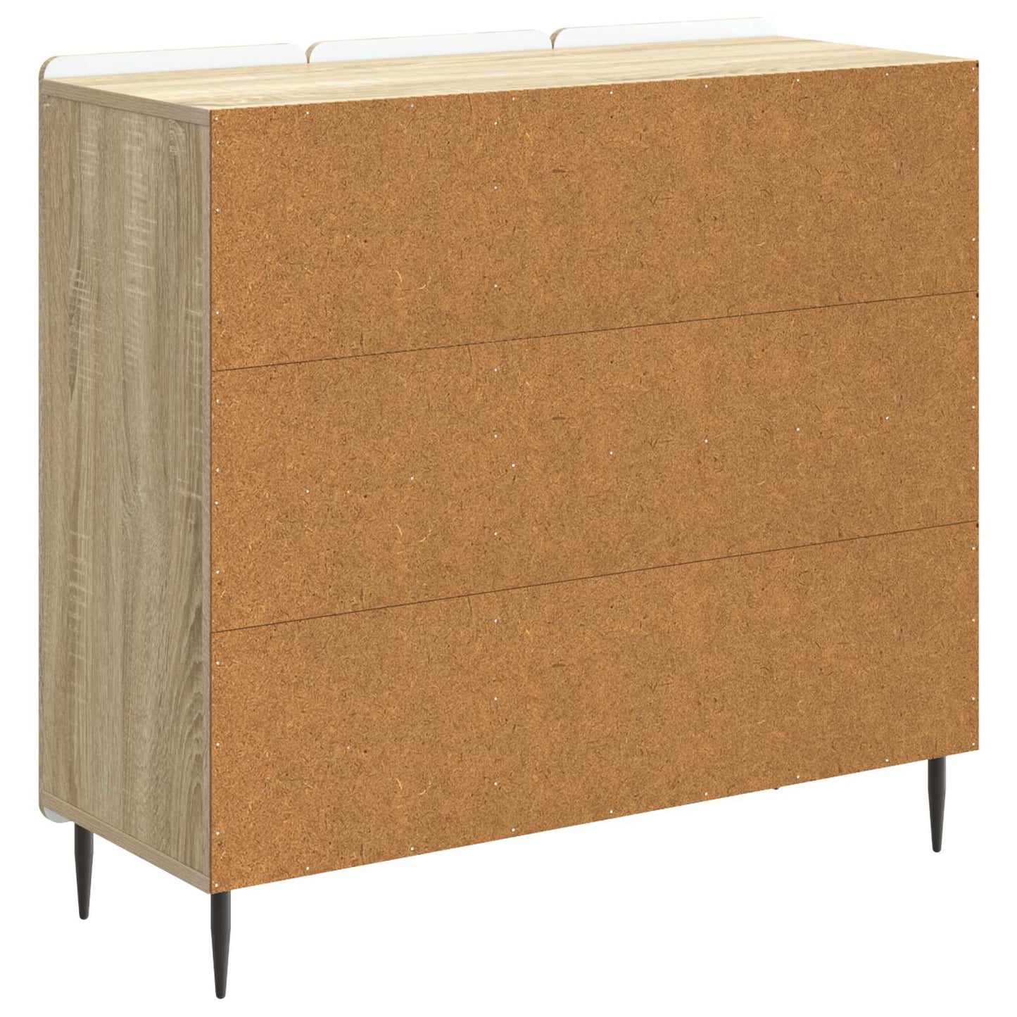 Dressoir Sonoma Eiken 89 x 34,5 x 82 cm Bewerkt hout is nu te koop bij PeponiXL, paradijselijk wonen!