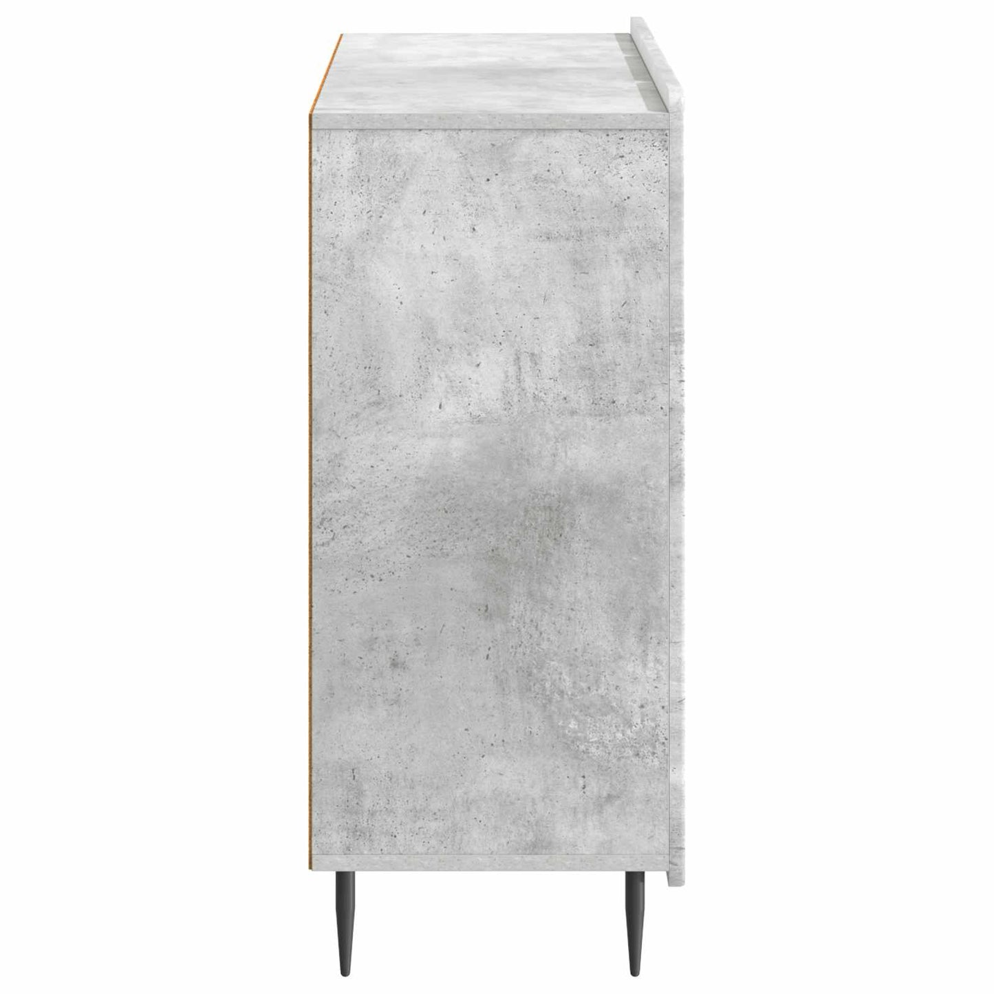 Dressoir Betongrijs 89 x 34,5 x 82 cm Bewerkt hout is nu te koop bij PeponiXL, paradijselijk wonen!