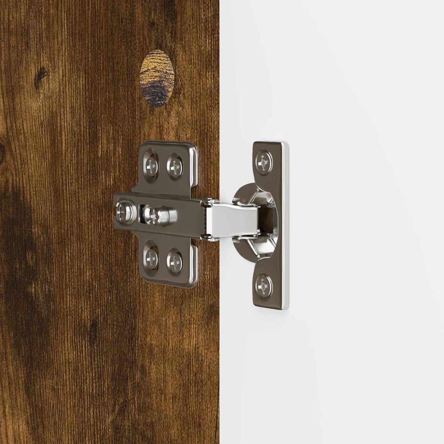 Dressoir Gerookt eiken 89 x 34,5 x 82 cm Bewerkt hout is nu te koop bij PeponiXL, paradijselijk wonen!