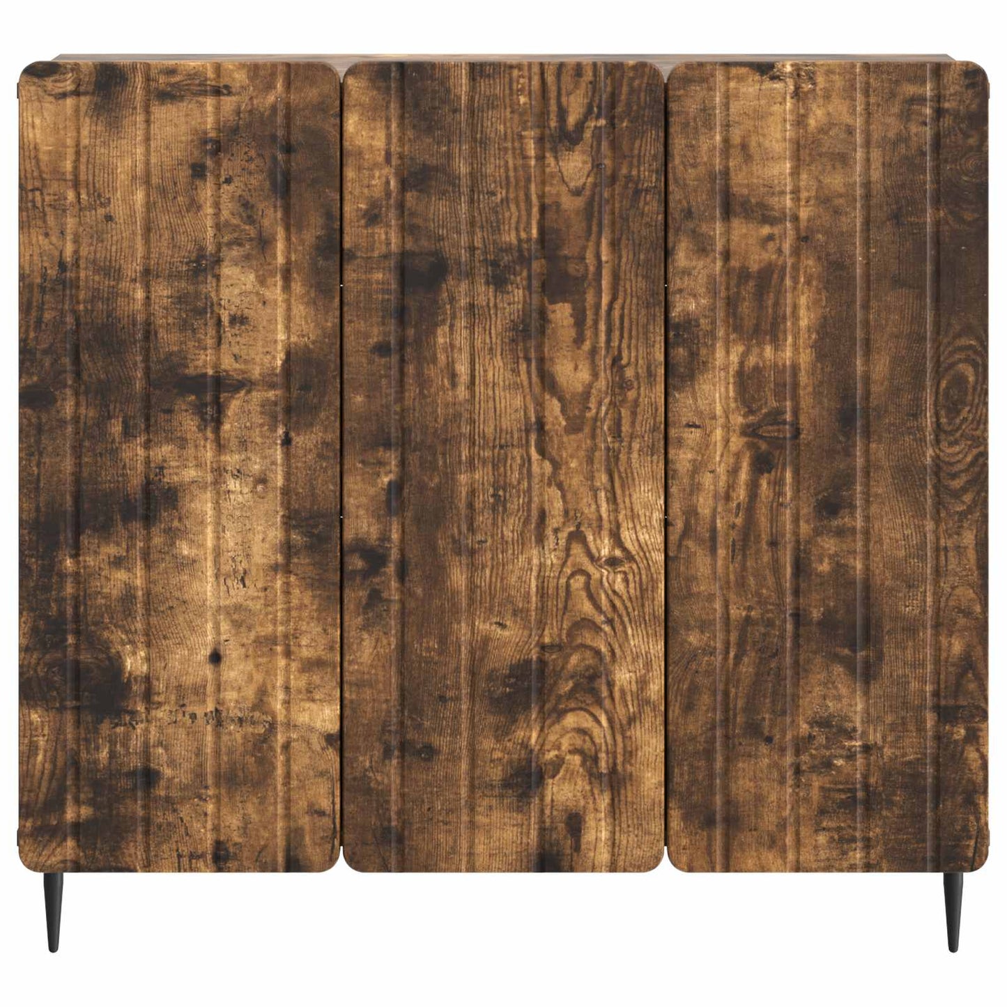 Dressoir Gerookt eiken 89 x 34,5 x 82 cm Bewerkt hout is nu te koop bij PeponiXL, paradijselijk wonen!