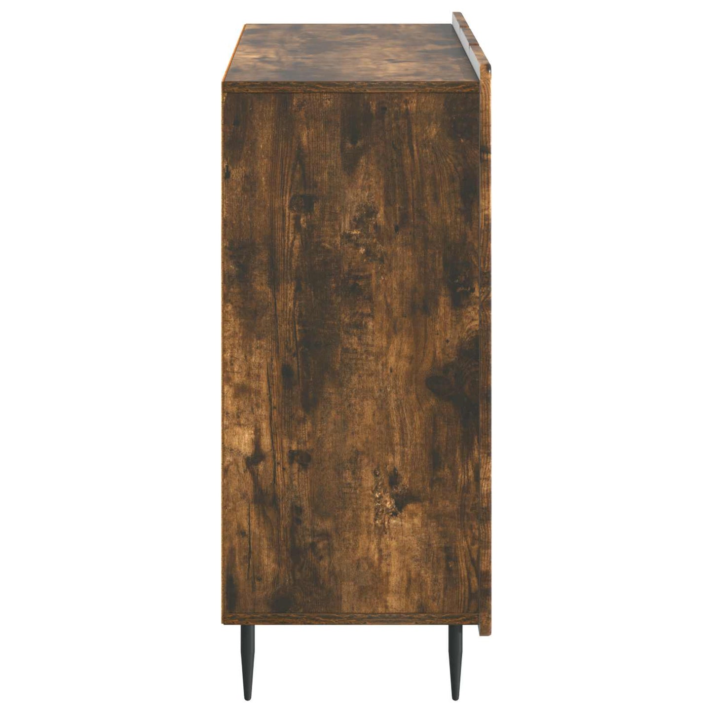Dressoir Gerookt eiken 89 x 34,5 x 82 cm Bewerkt hout is nu te koop bij PeponiXL, paradijselijk wonen!