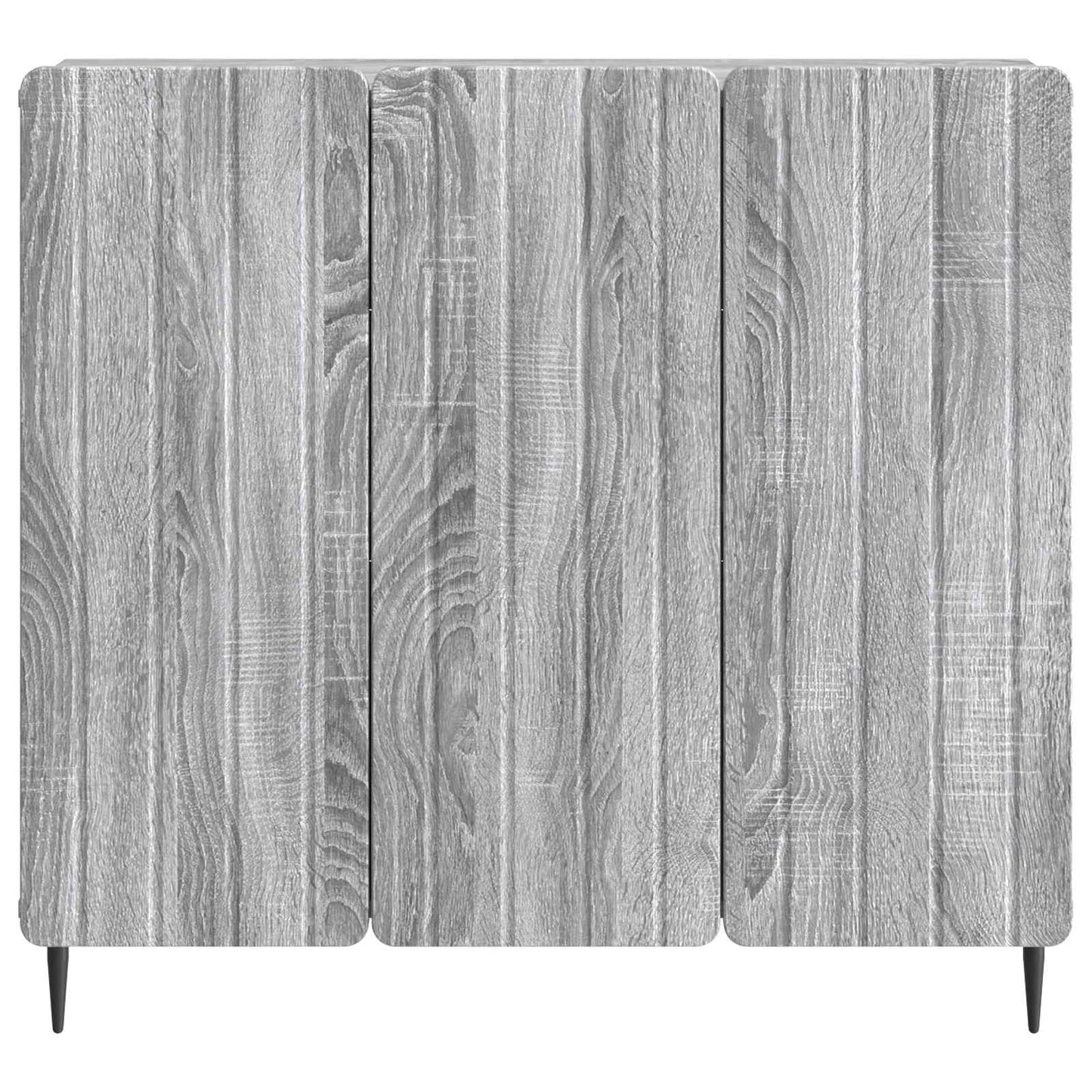 Dressoir Grijs sonoma 89 x 34,5 x 82 cm Bewerkt hout is nu te koop bij PeponiXL, paradijselijk wonen!