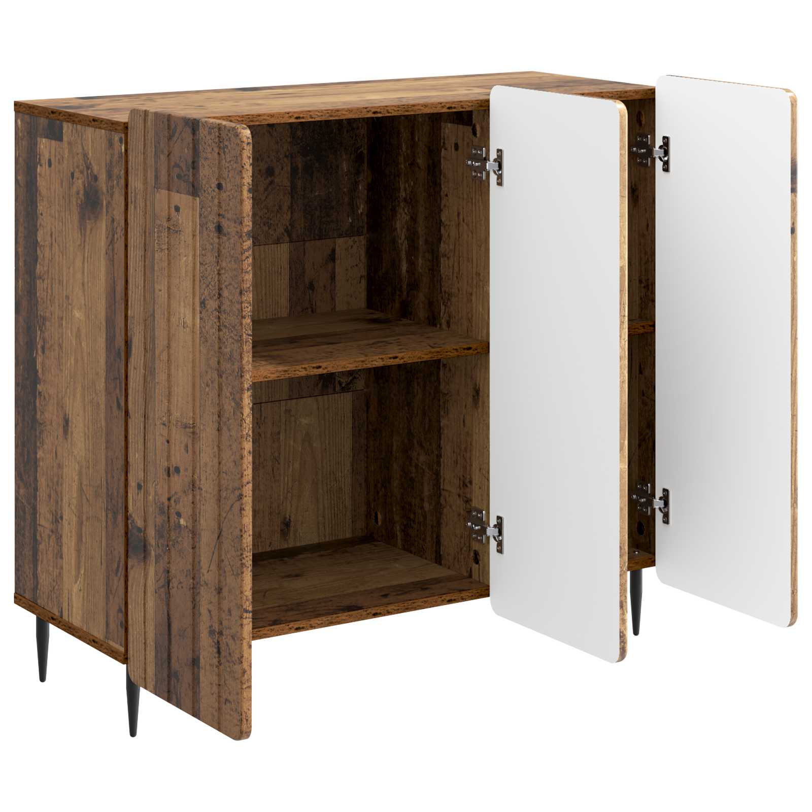 Dressoir Oud hout 89 x 34,5 x 82 cm Bewerkt hout is nu te koop bij PeponiXL, paradijselijk wonen!