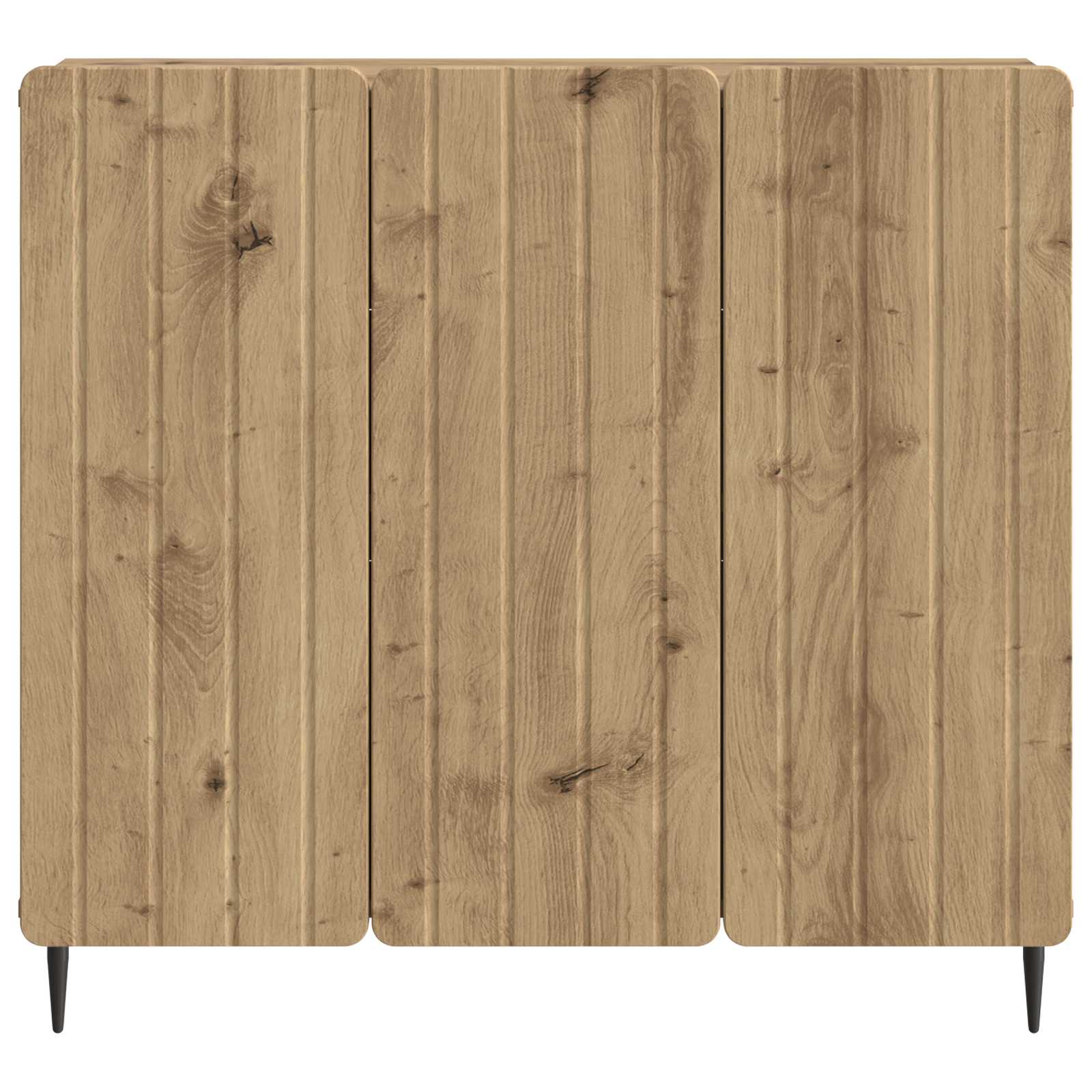 Dressoir Artisanaal eiken 89 x 34,5 x 82 cm Bewerkt hout is nu te koop bij PeponiXL, paradijselijk wonen!