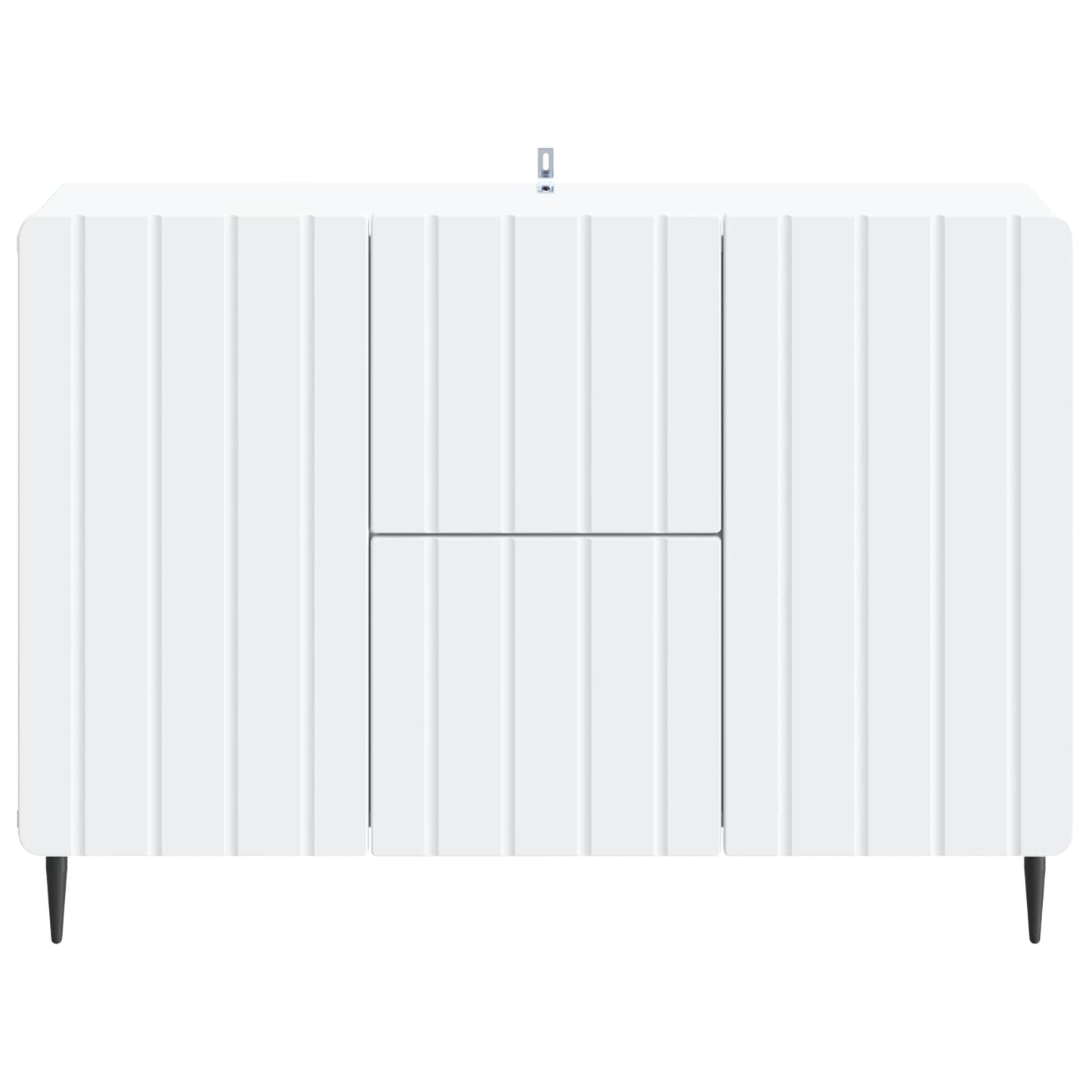Dressoir Wit 89 x 34,5 x 62 cm Bewerkt hout is nu te koop bij PeponiXL, paradijselijk wonen!