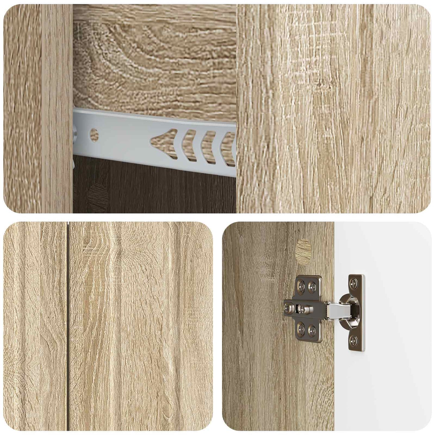 Dressoir met lade Sonoma Eiken 89 x 34,5 x 62 cm Bewerkt hout is nu te koop bij PeponiXL, paradijselijk wonen!