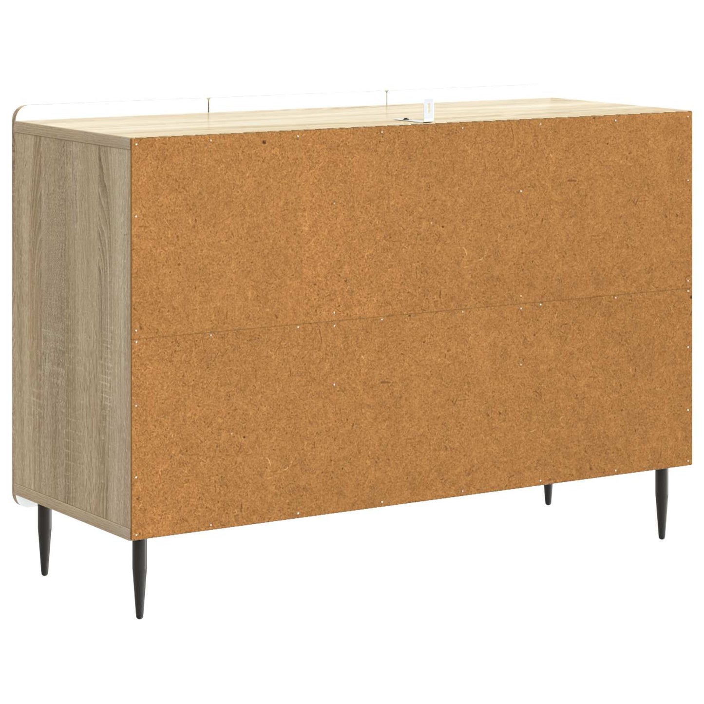 Dressoir met lade Sonoma Eiken 89 x 34,5 x 62 cm Bewerkt hout is nu te koop bij PeponiXL, paradijselijk wonen!