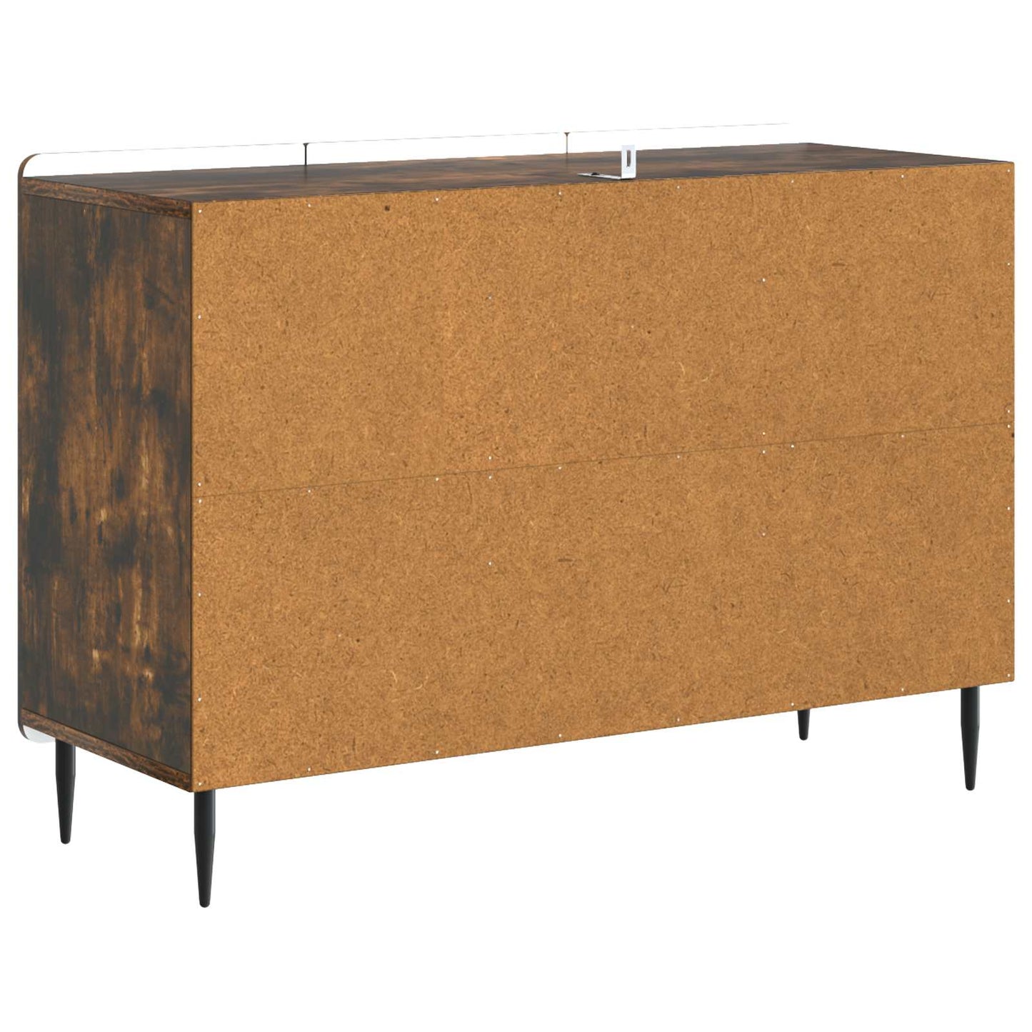 Dressoir met lade Gerookt eiken 89 x 34,5 x 62 cm Bewerkt hout is nu te koop bij PeponiXL, paradijselijk wonen!